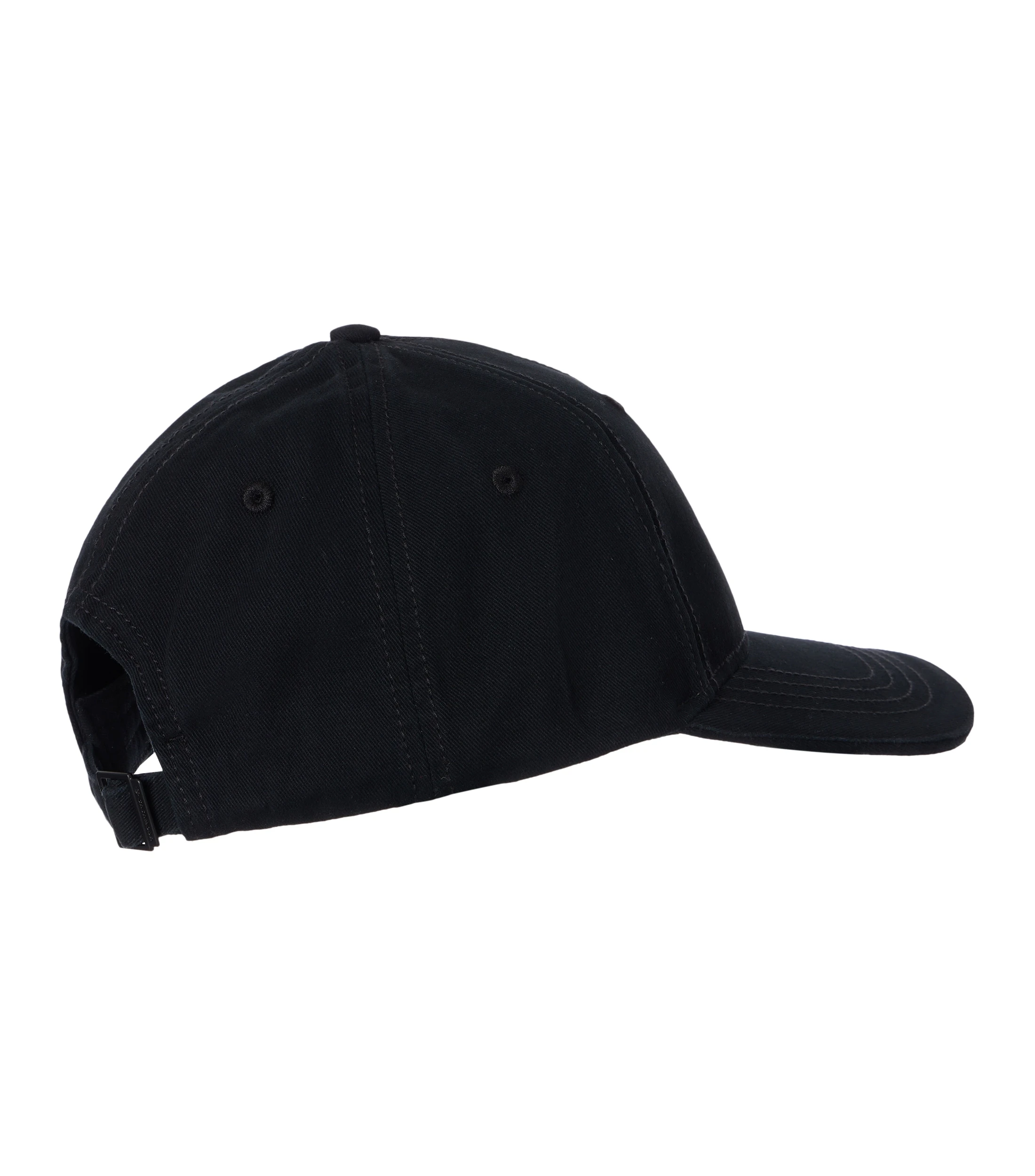 Cap im unifarbenen Design in der Farbe Schwarz