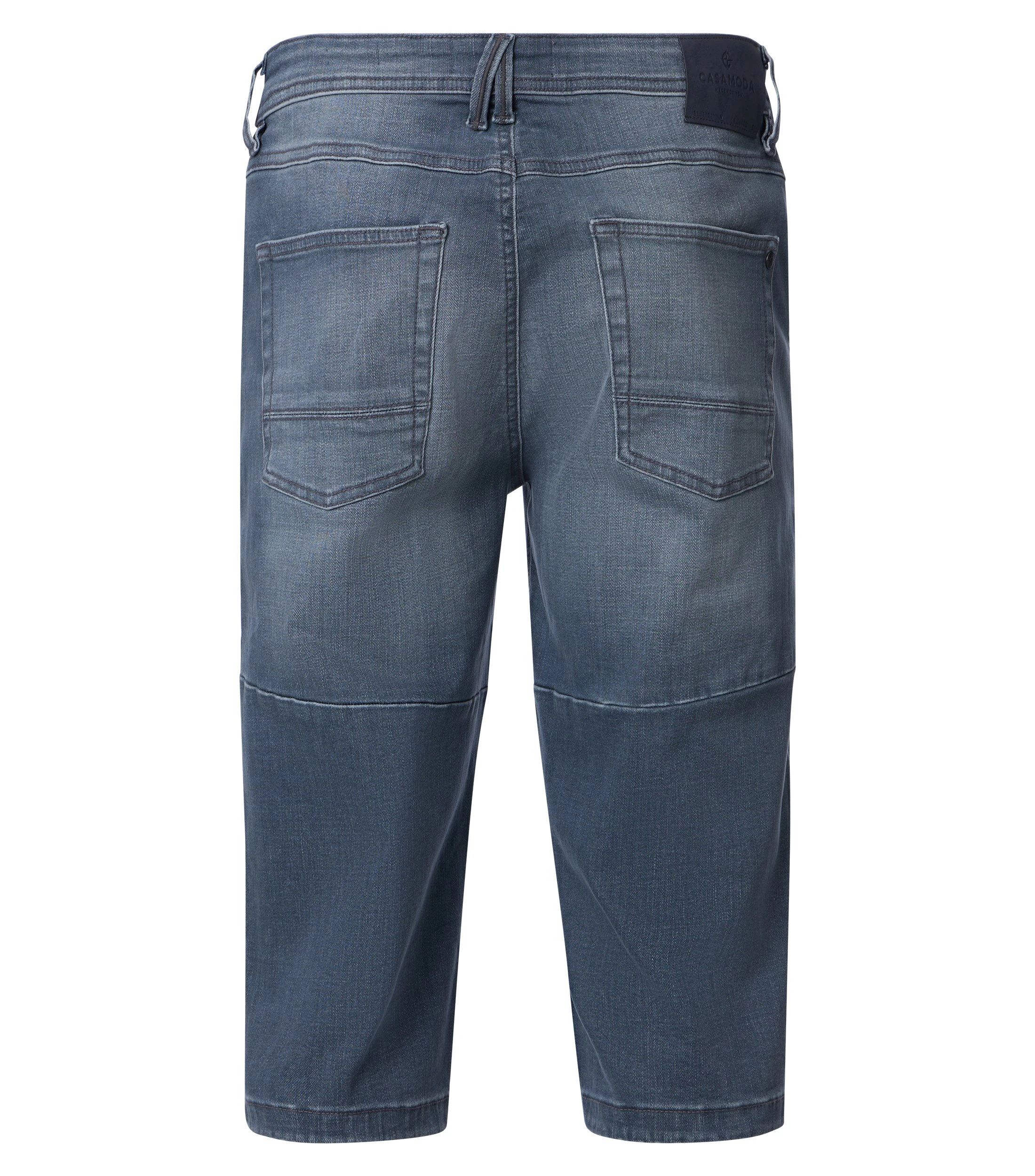 Shorts im unifarbenen Design in der Farbe graues Mittelblau