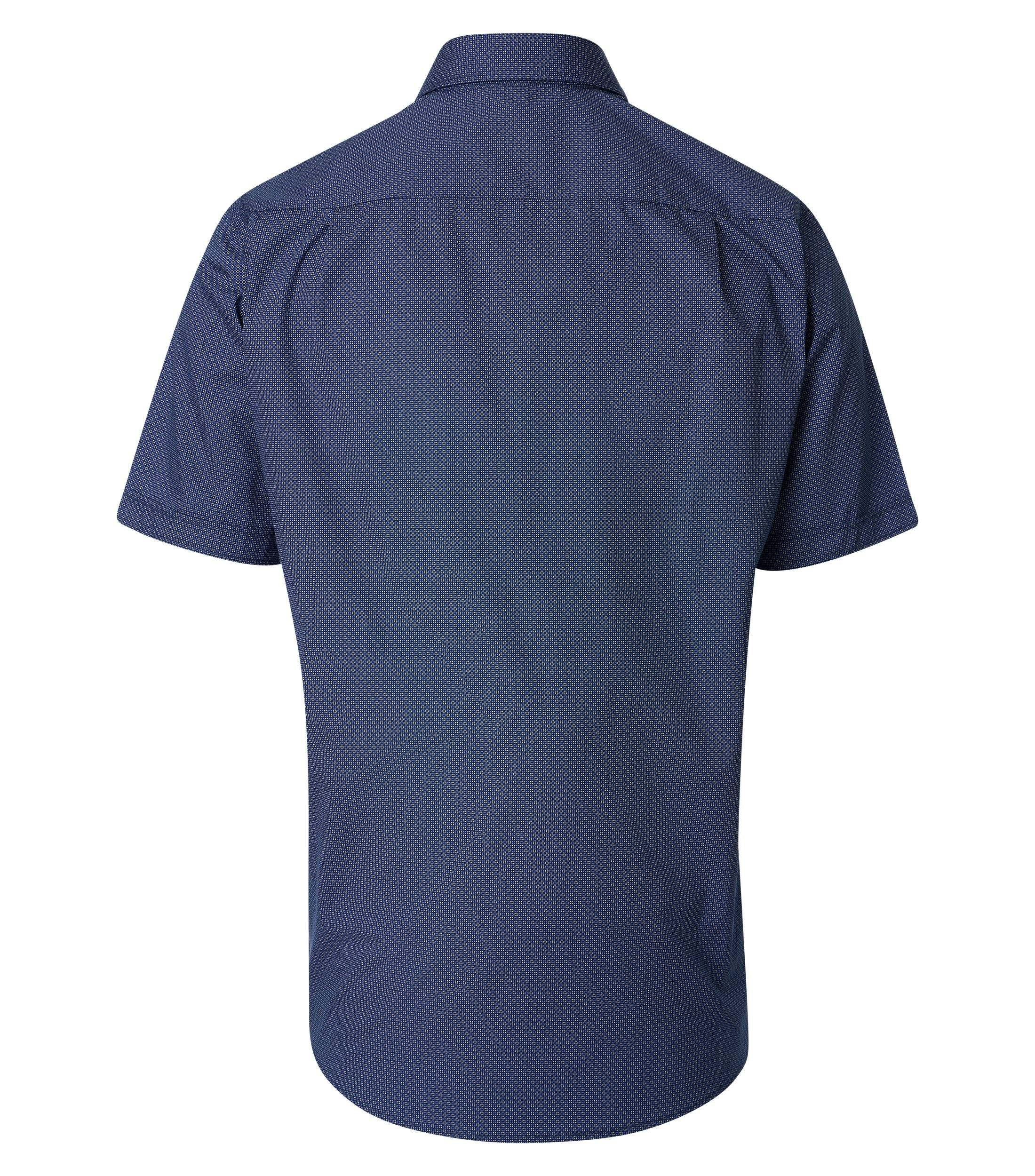 Freizeithemd im Print-Muster in der Farbe Blau