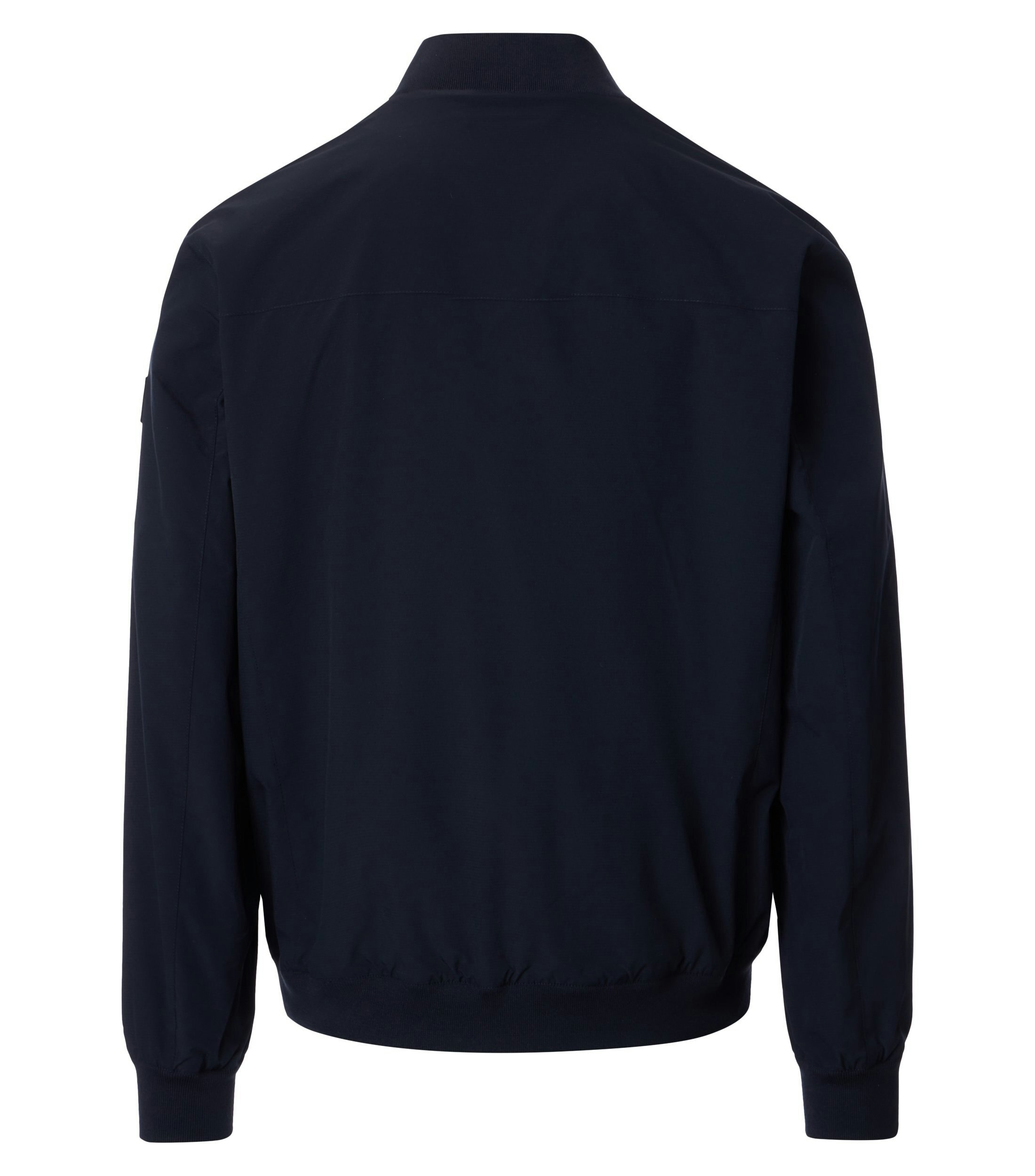 Eine Jacke im uni Muster in der Farbe Blau