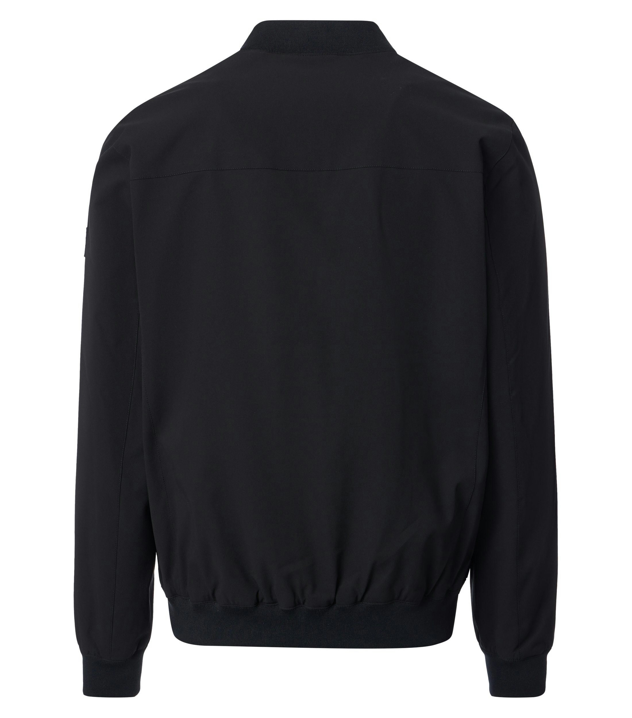 Eine Jacke im uni Muster in der Farbe Schwarz