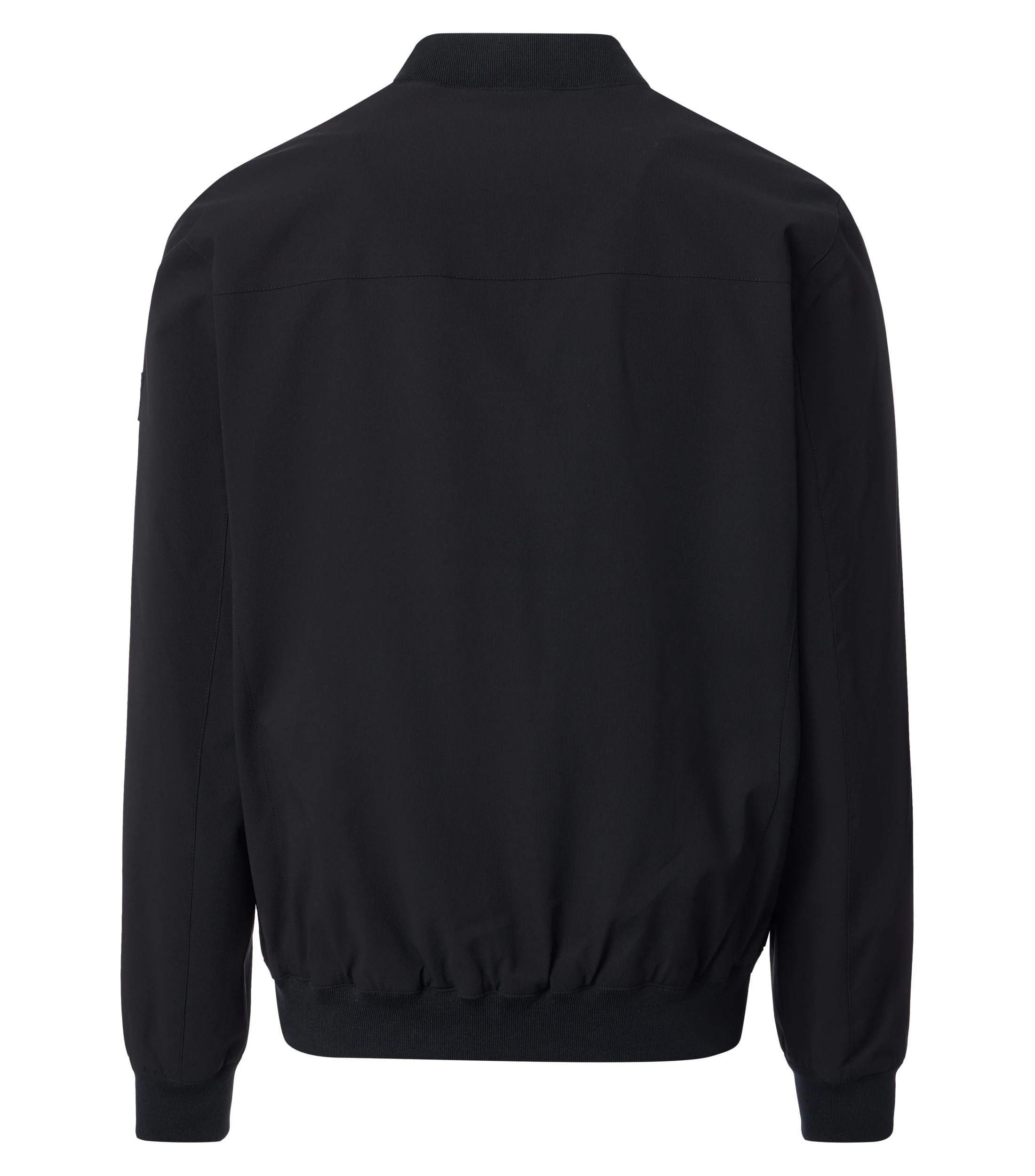 Jacke im unifarbenen Design in der Farbe Schwarz