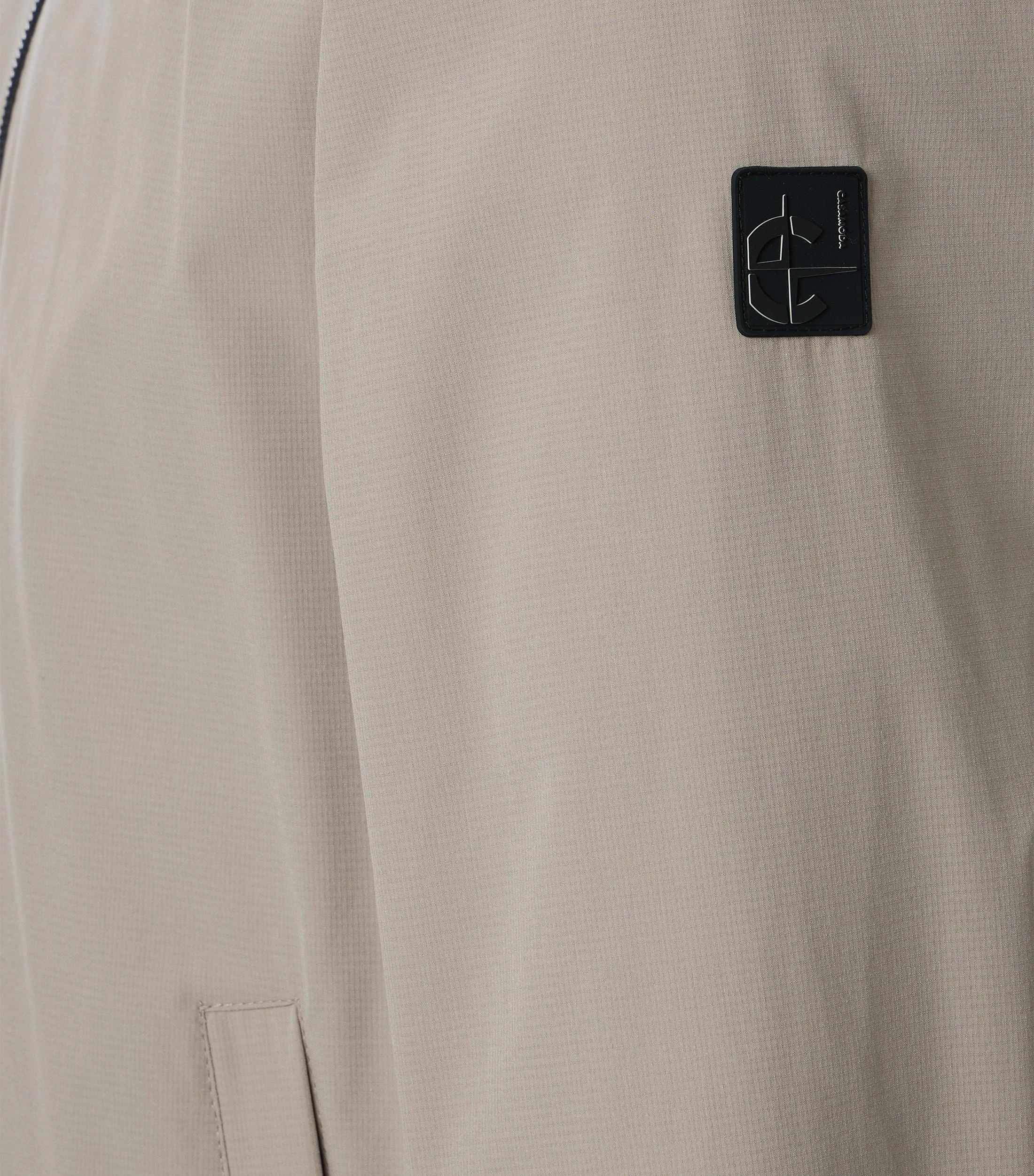 Jacke im unifarbenen Design in der Farbe Beige