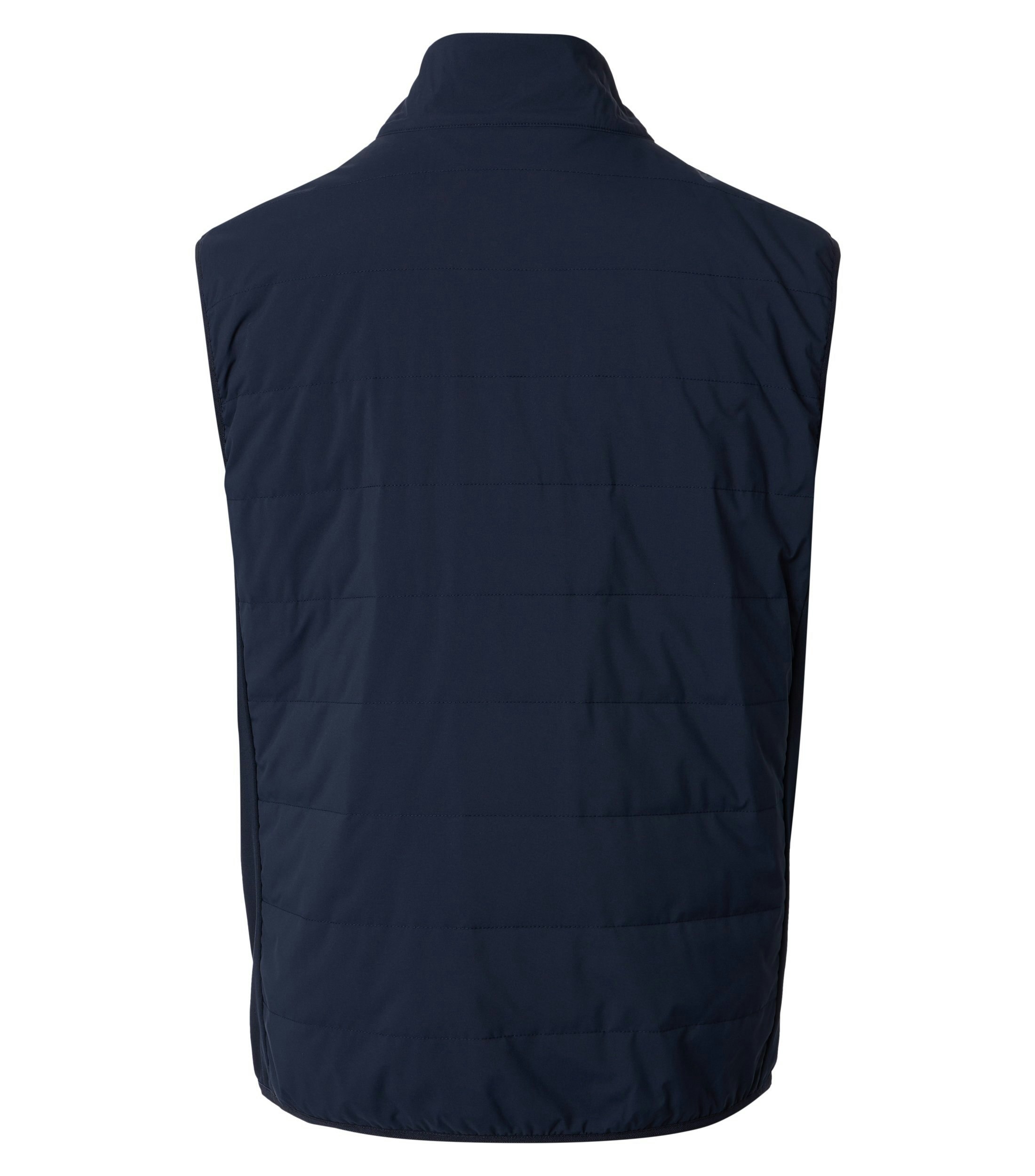 Eine Weste im uni Muster in der Farbe Dunkelblau