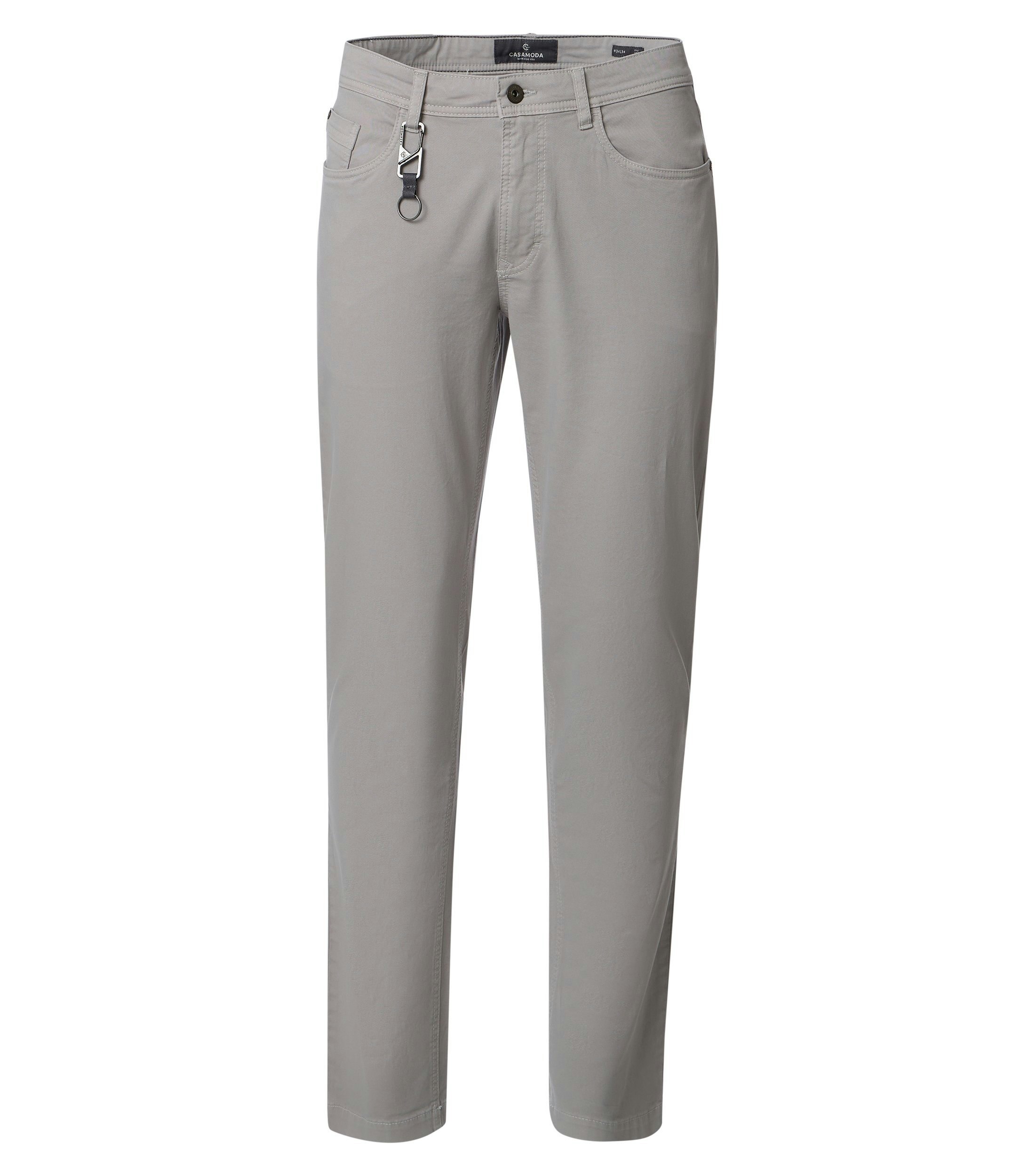 Eine Chino im uni Muster in der Farbe Hellgrau