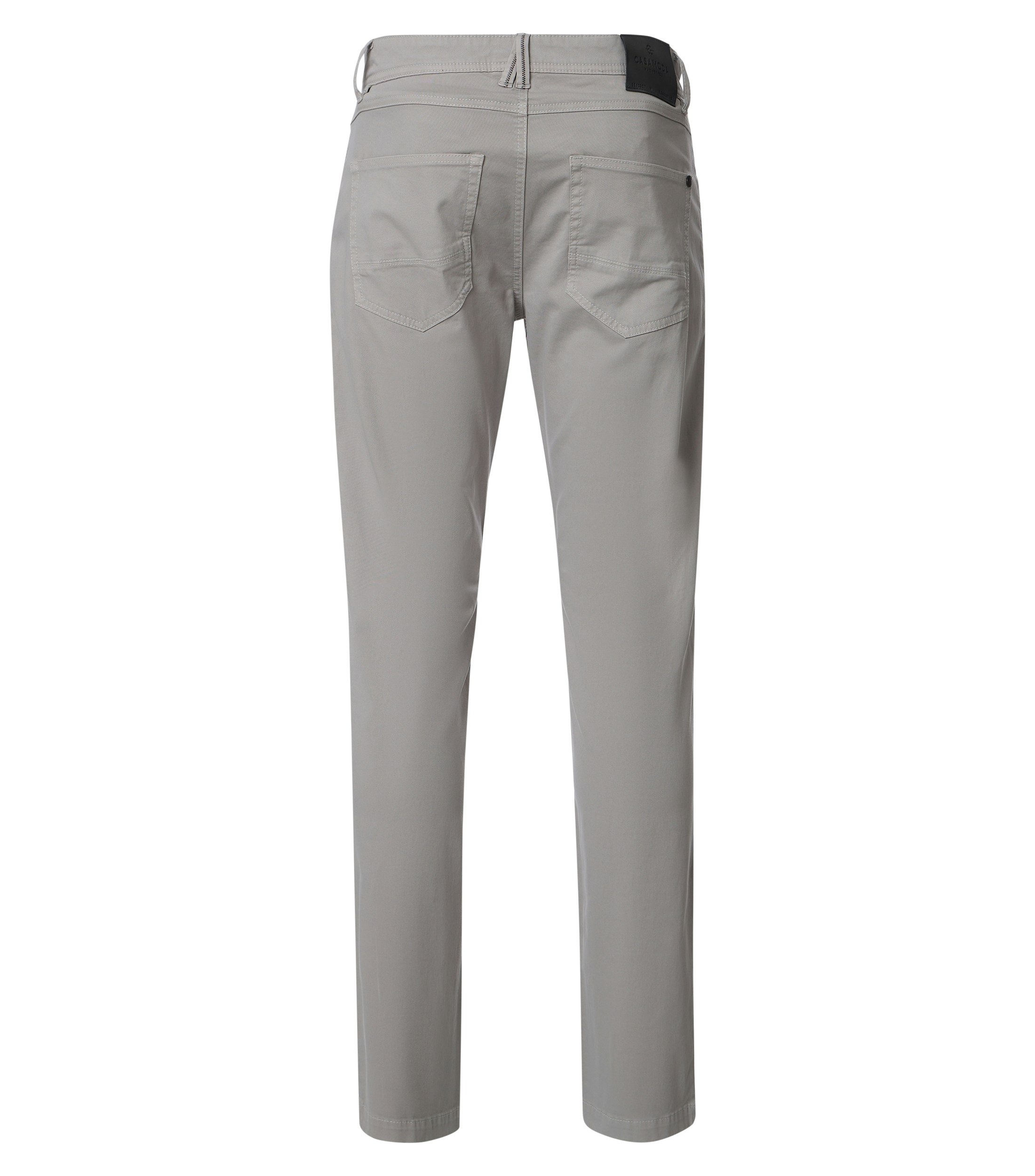Eine Chino im uni Muster in der Farbe Hellgrau