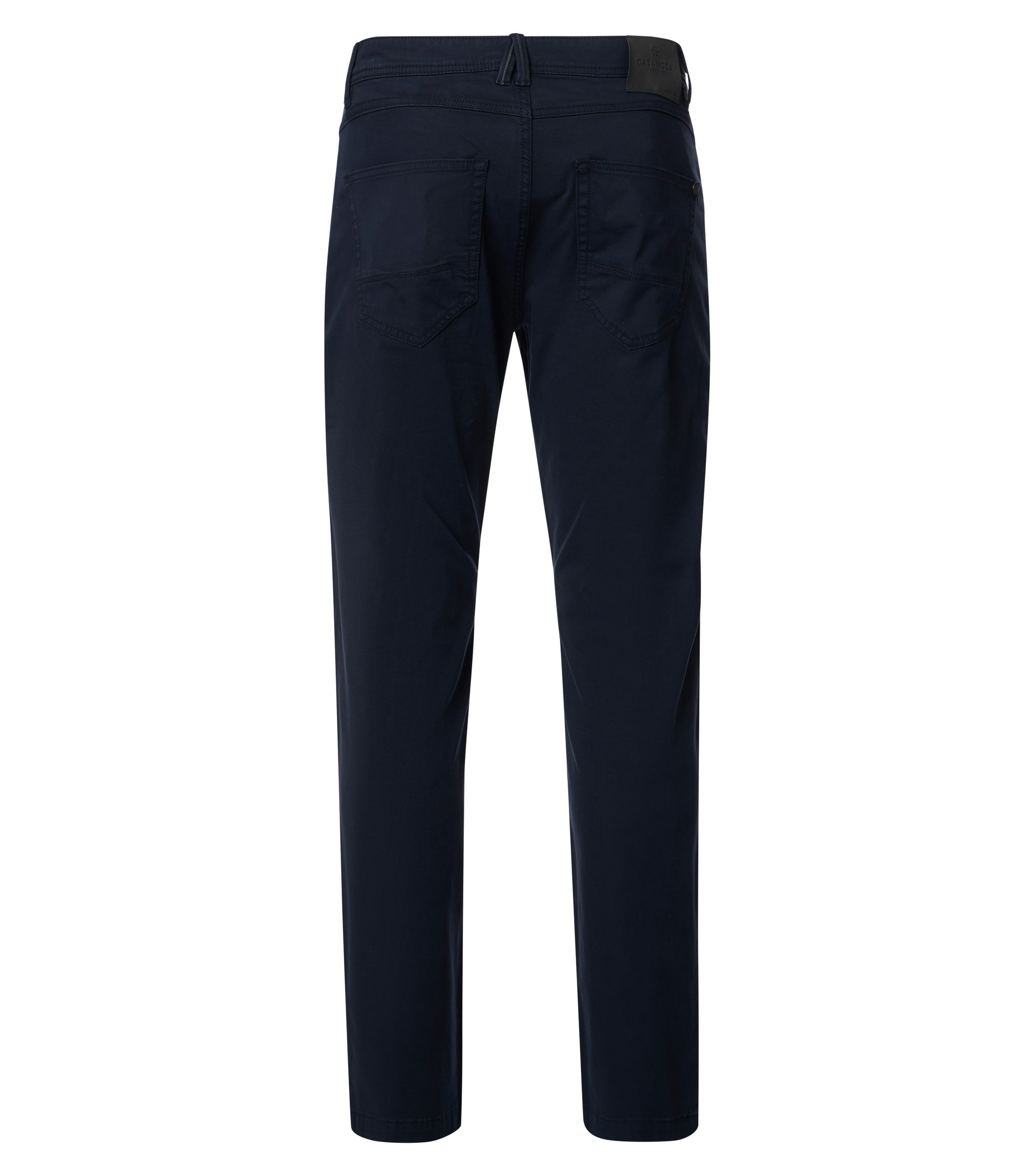 Eine Chino im uni Muster in der Farbe Dunkelblau