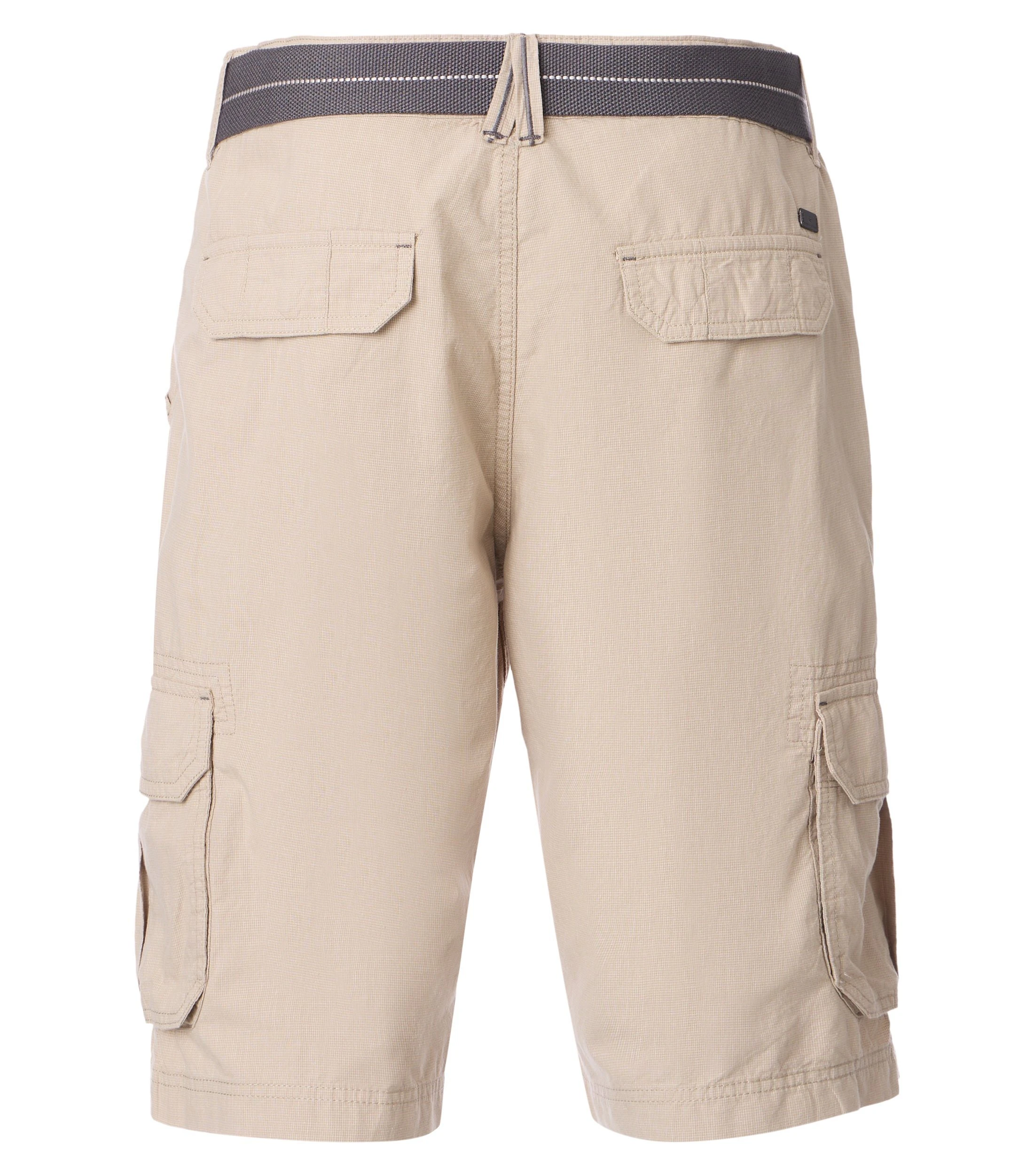 Shorts im unifarbenen Design in der Farbe Beige