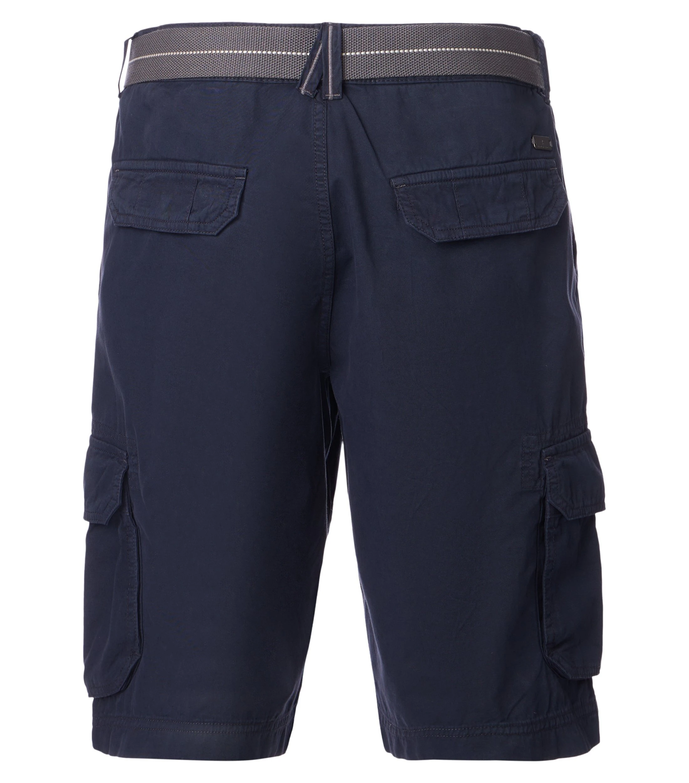 Shorts im unifarbenen Design in der Farbe Dunkelblau