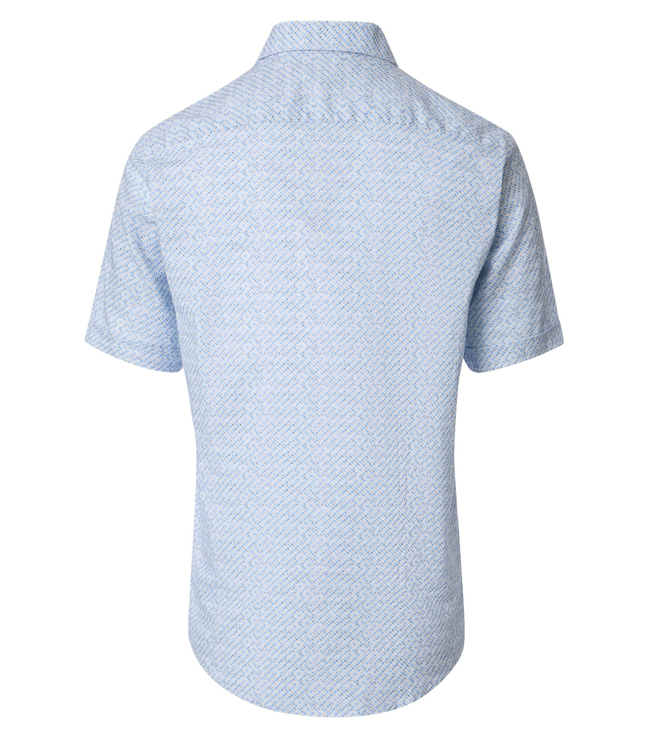 Ein Freizeithemd im Print Muster in der Farbe Hellblau