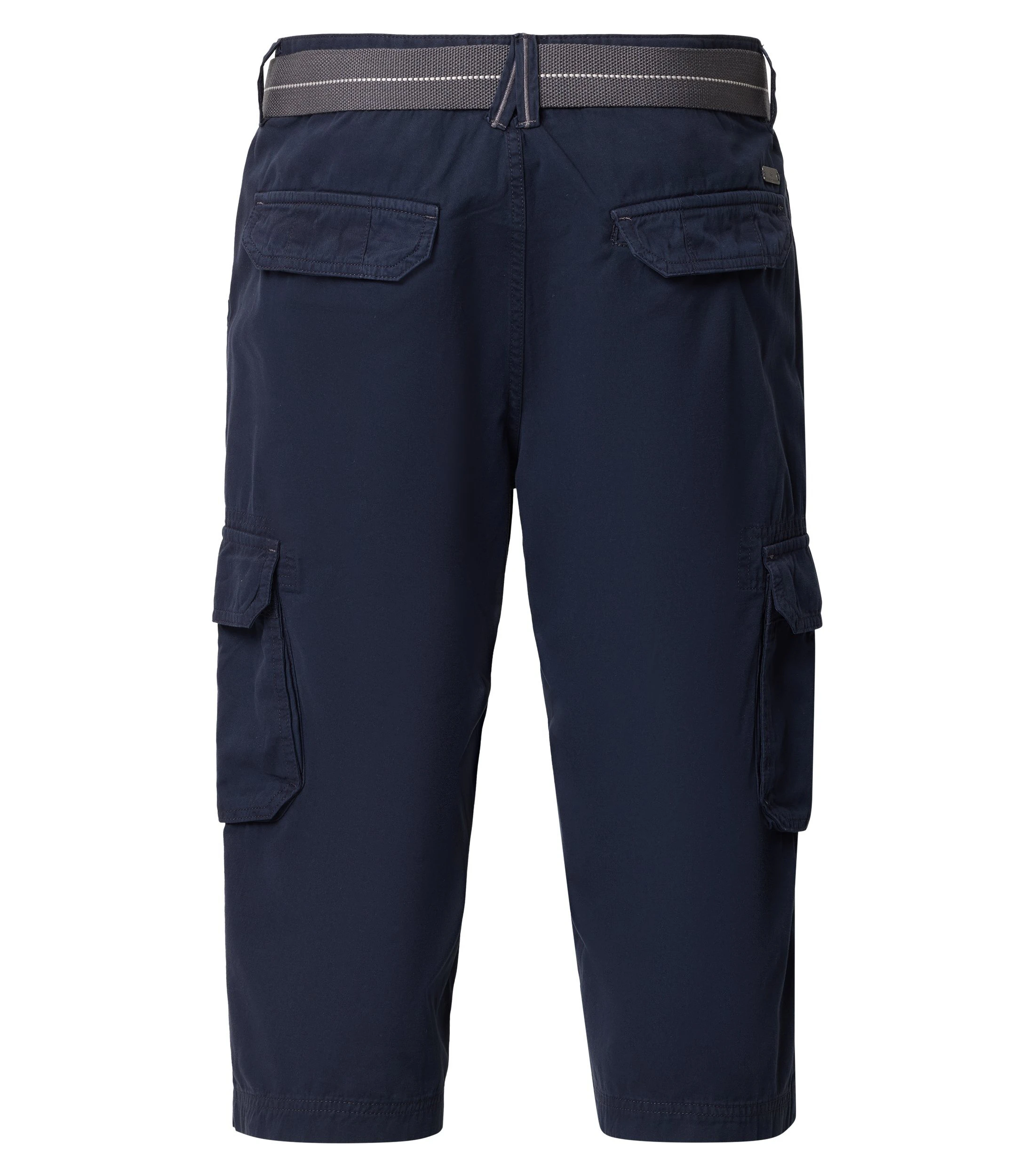 Shorts im unifarbenen Design in der Farbe Dunkelblau