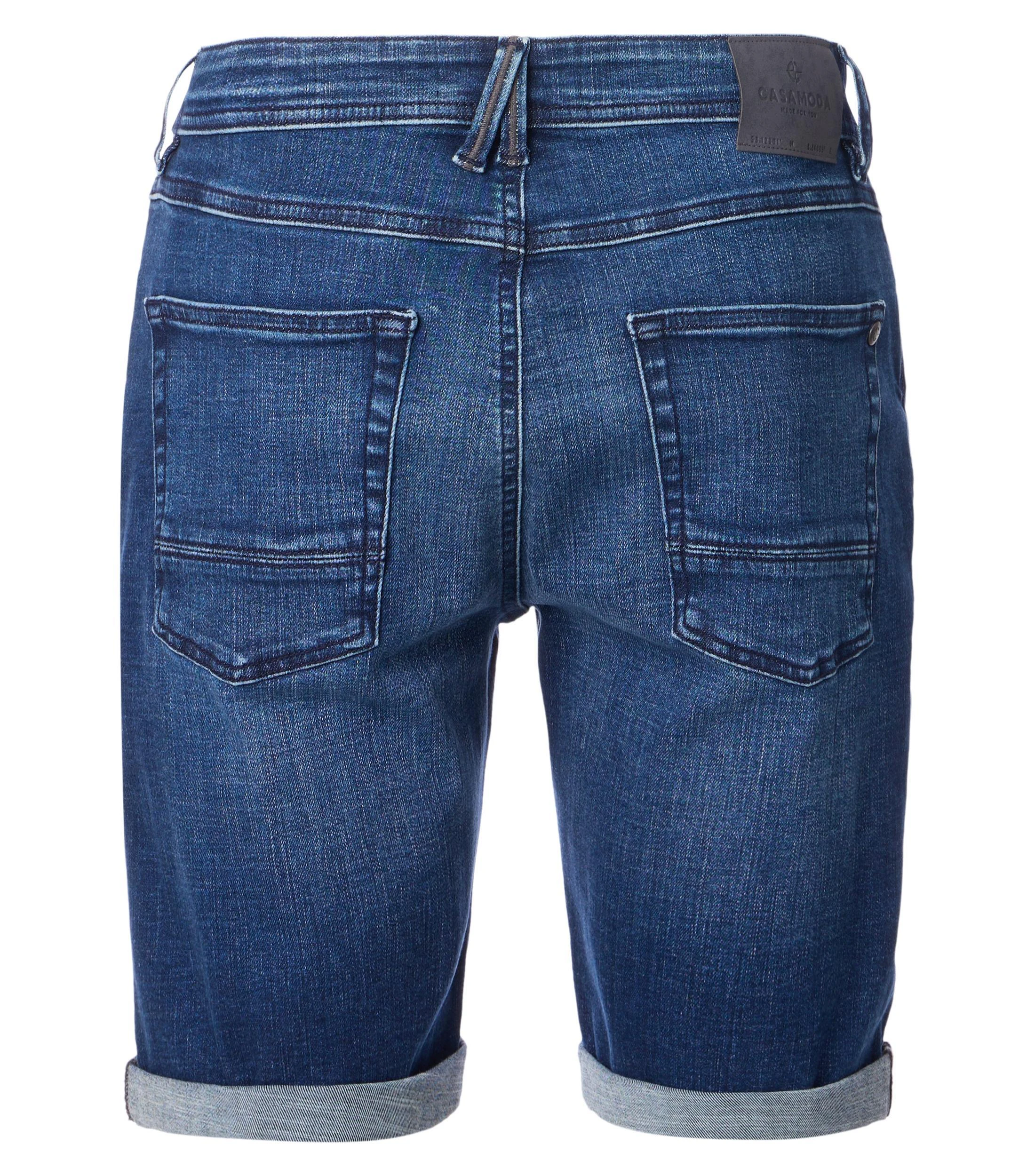 Shorts im unifarbenen Design in der Farbe sattes Mittelblau