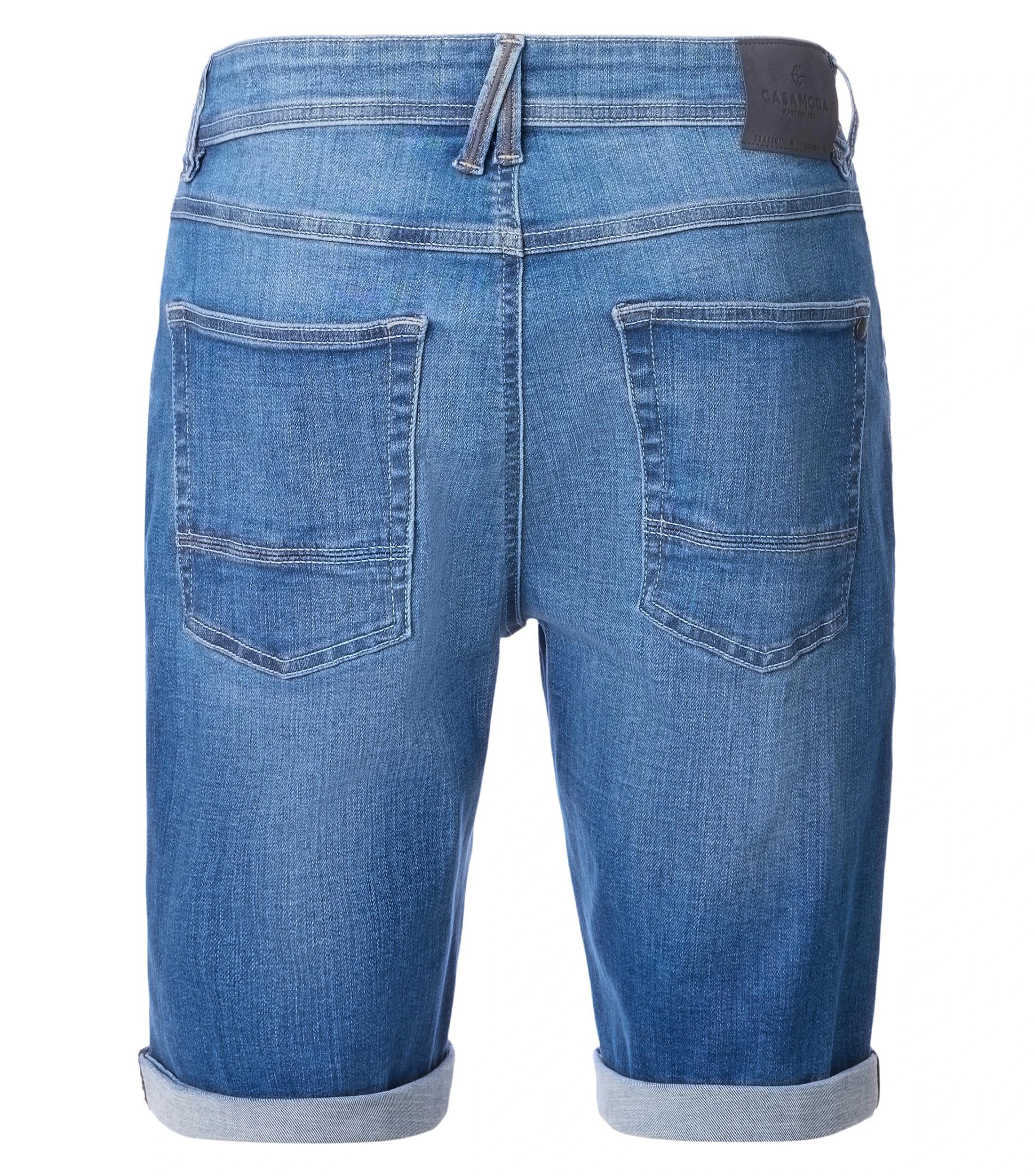 Shorts im unifarbenen Design in der Farbe Blau