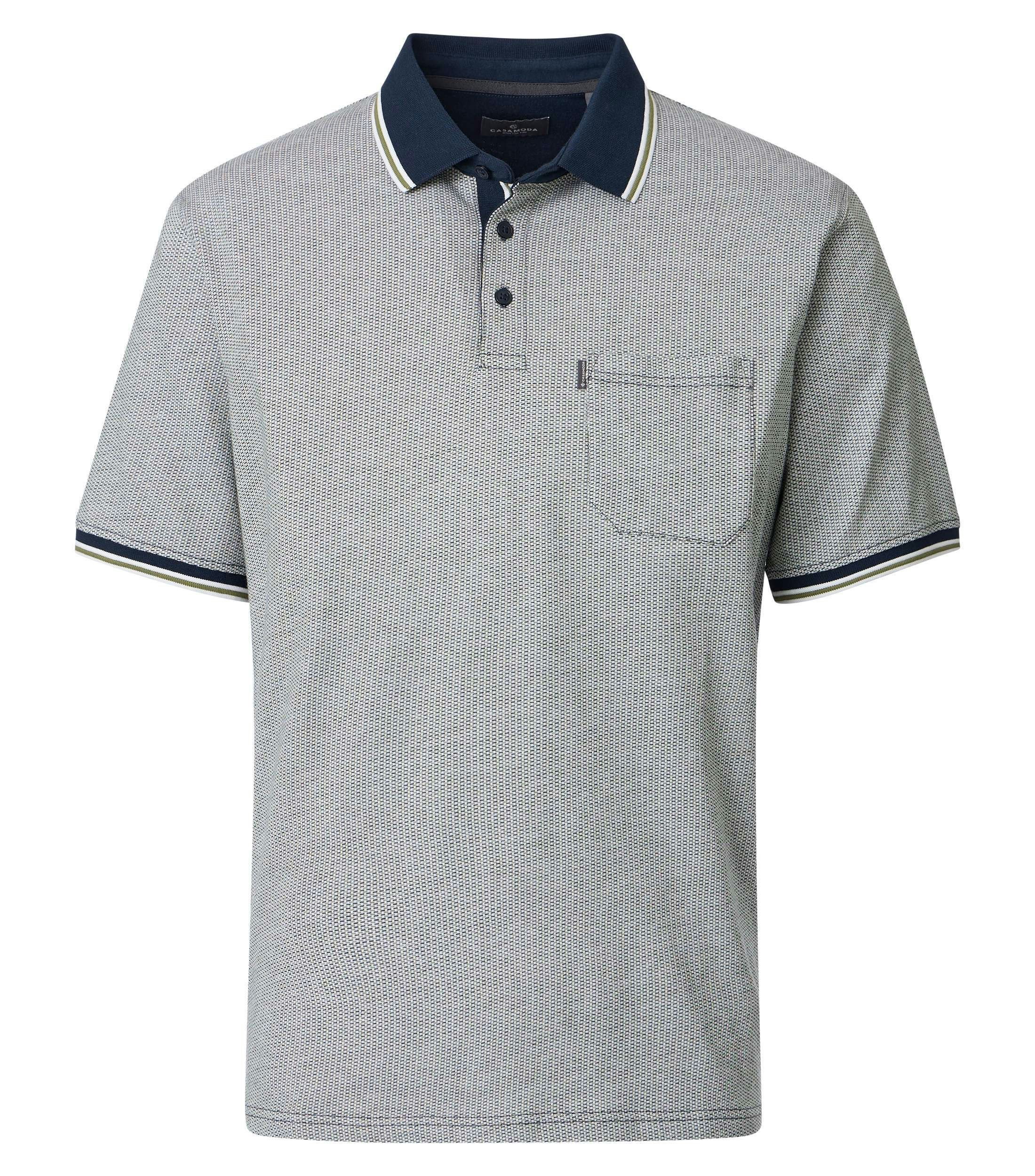 Ein Polo-Shirt im andere Muster Muster in der Farbe Hellgrün