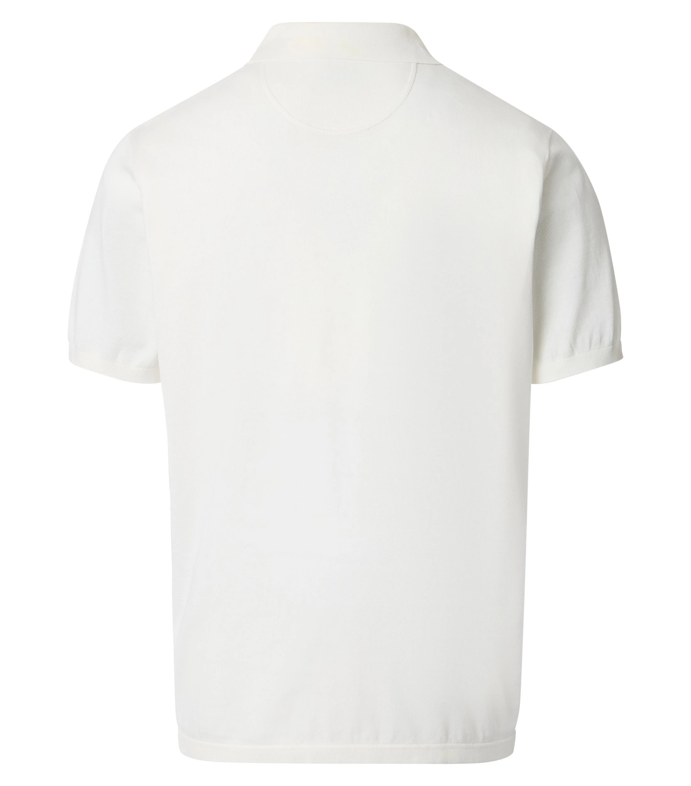 Polo-Shirt im unifarbenen Design in der Farbe Weiß