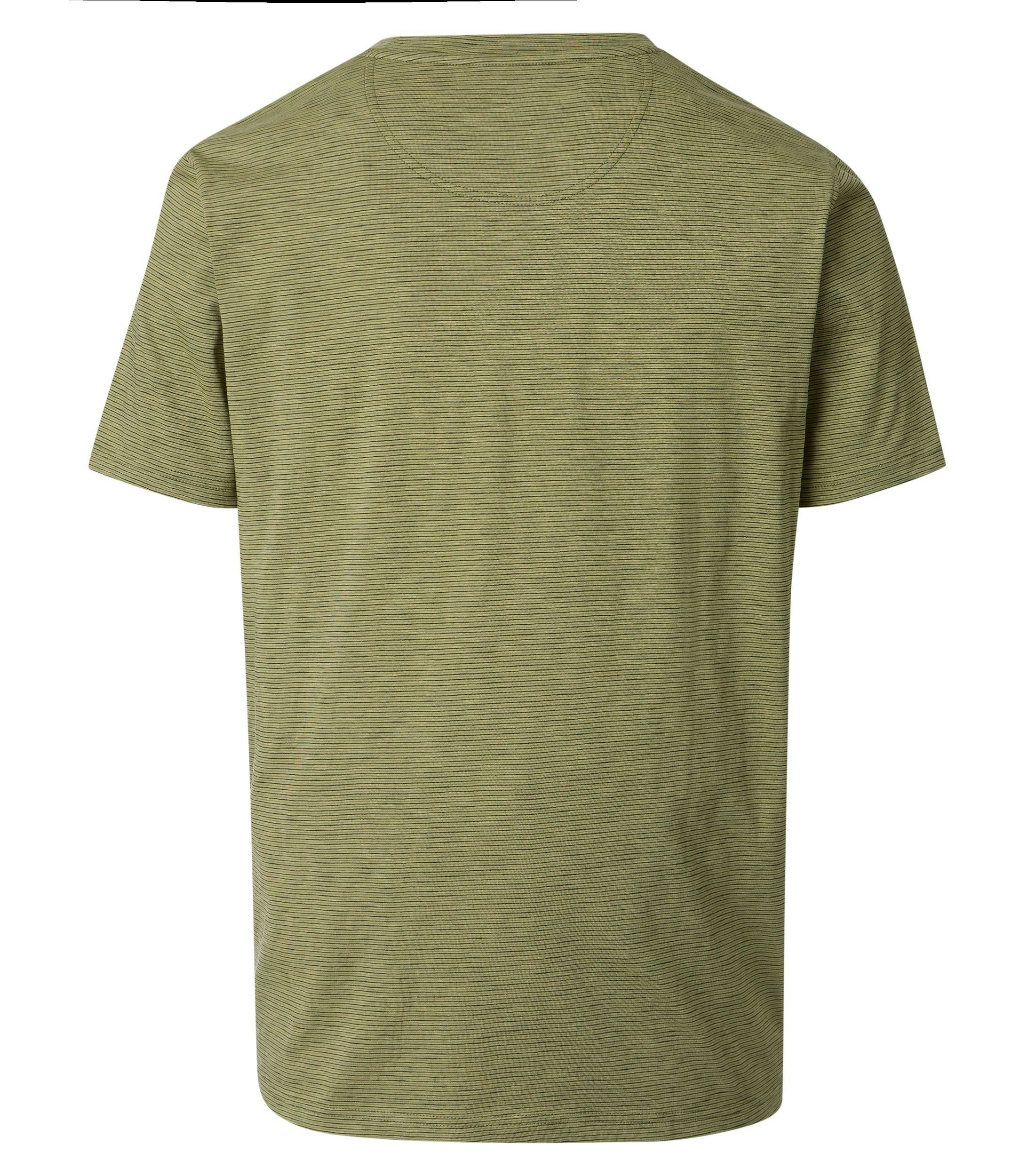 Ein T-Shirt im uni Muster in der Farbe Grün
