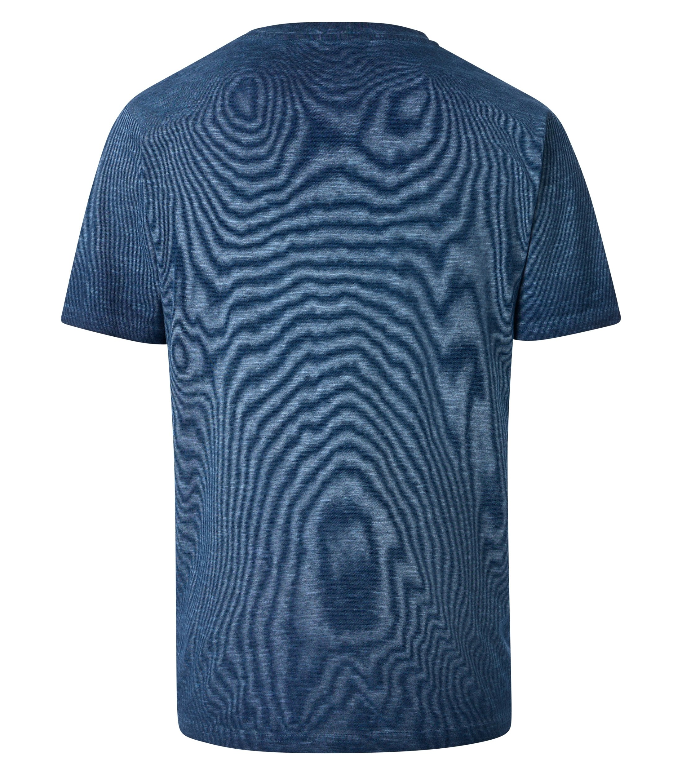 Ein T-Shirt im uni Muster in der Farbe Blau
