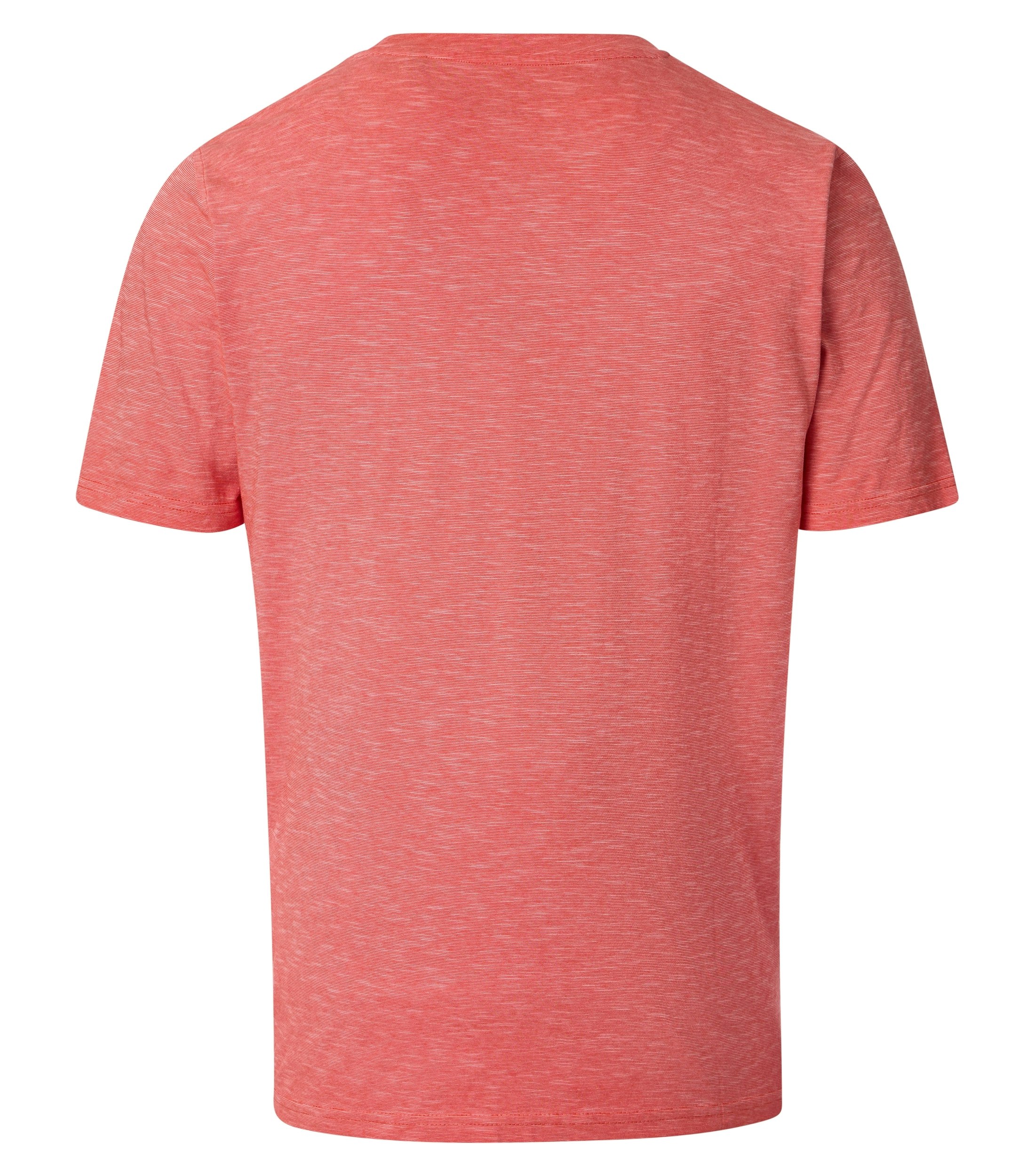 Ein T-Shirt im uni Muster in der Farbe Hellrot