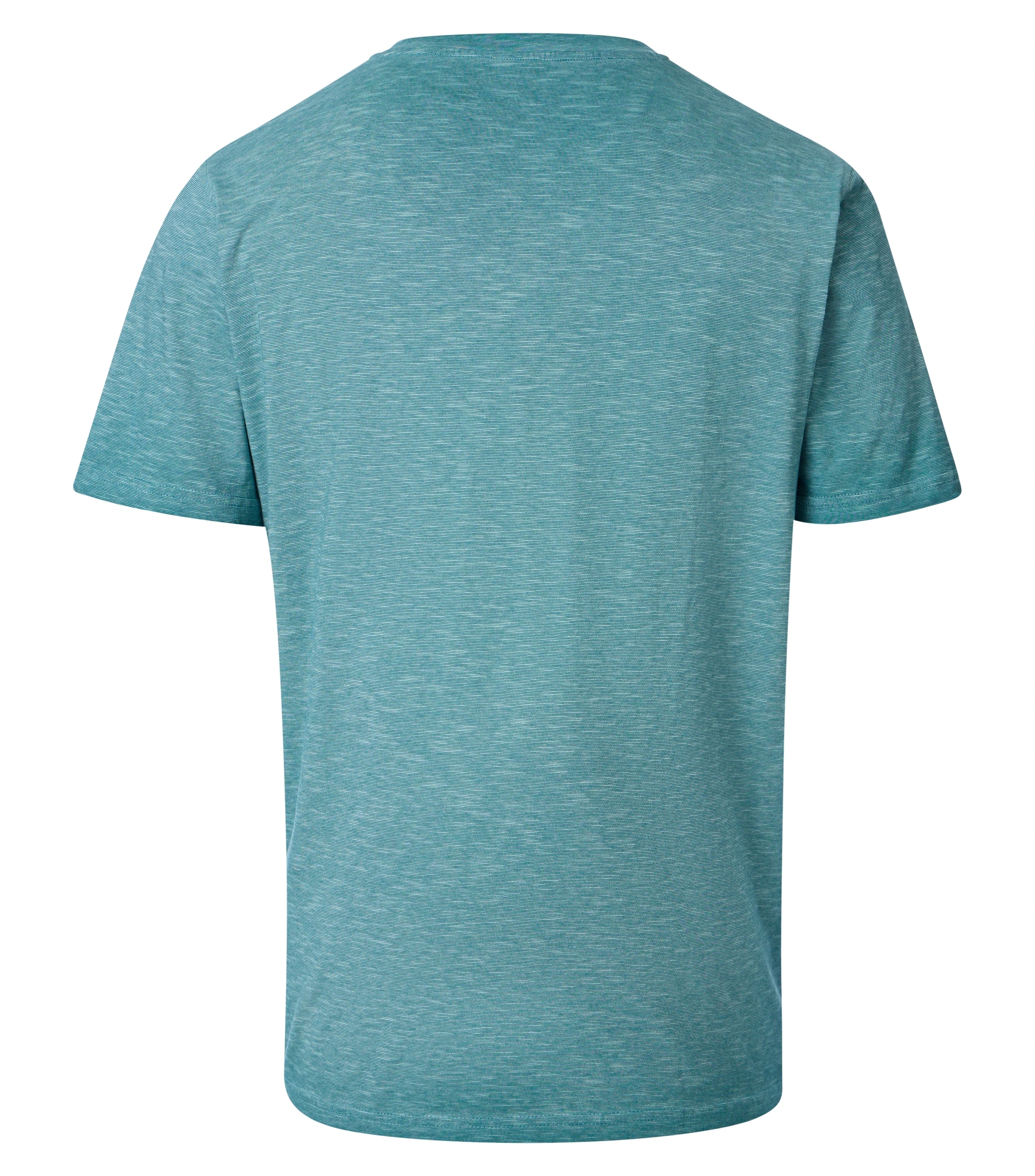 T-Shirt im gestreiften Muster in der Farbe Türkisblau