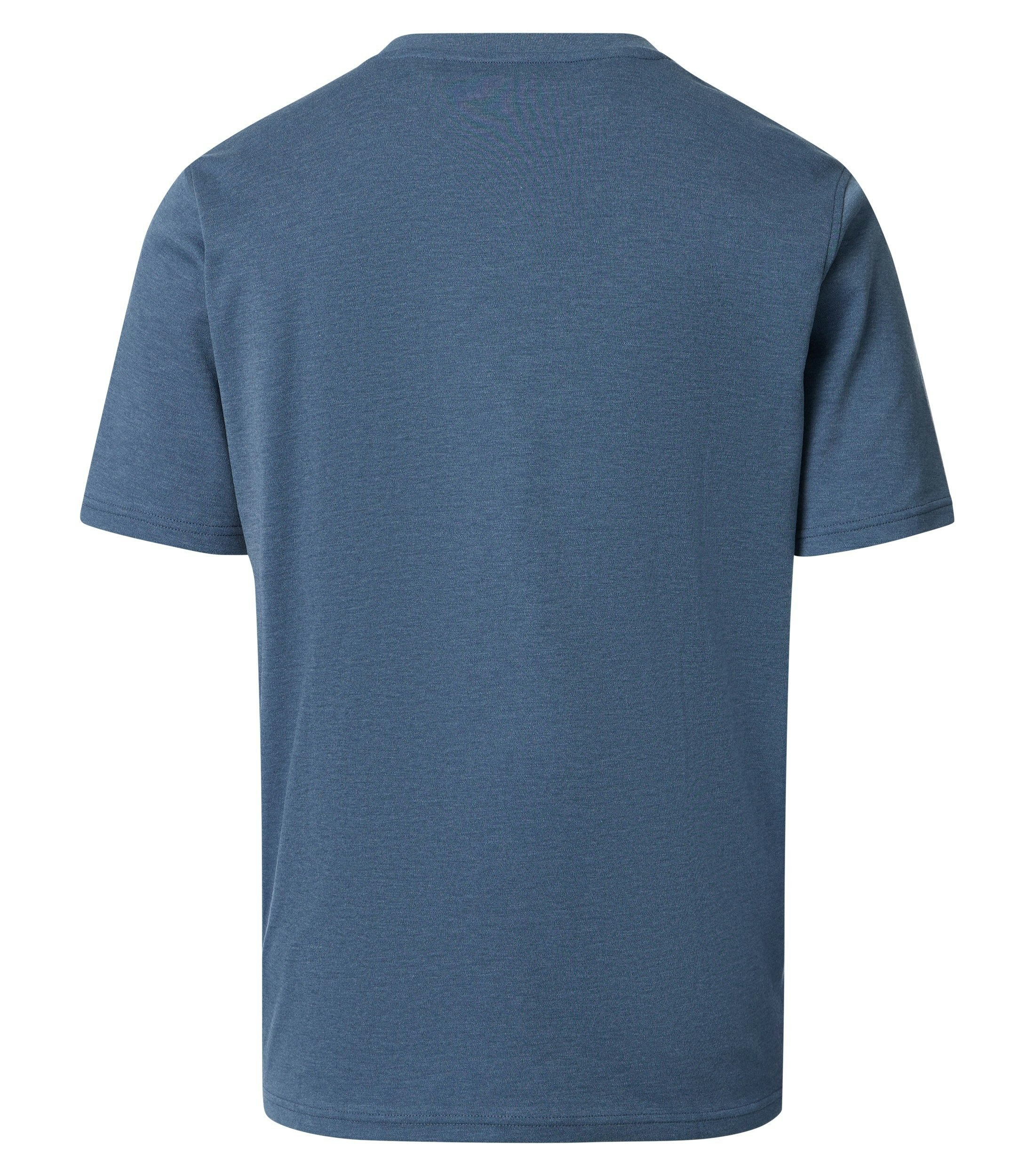 Ein T-Shirt im uni Muster in der Farbe Blau