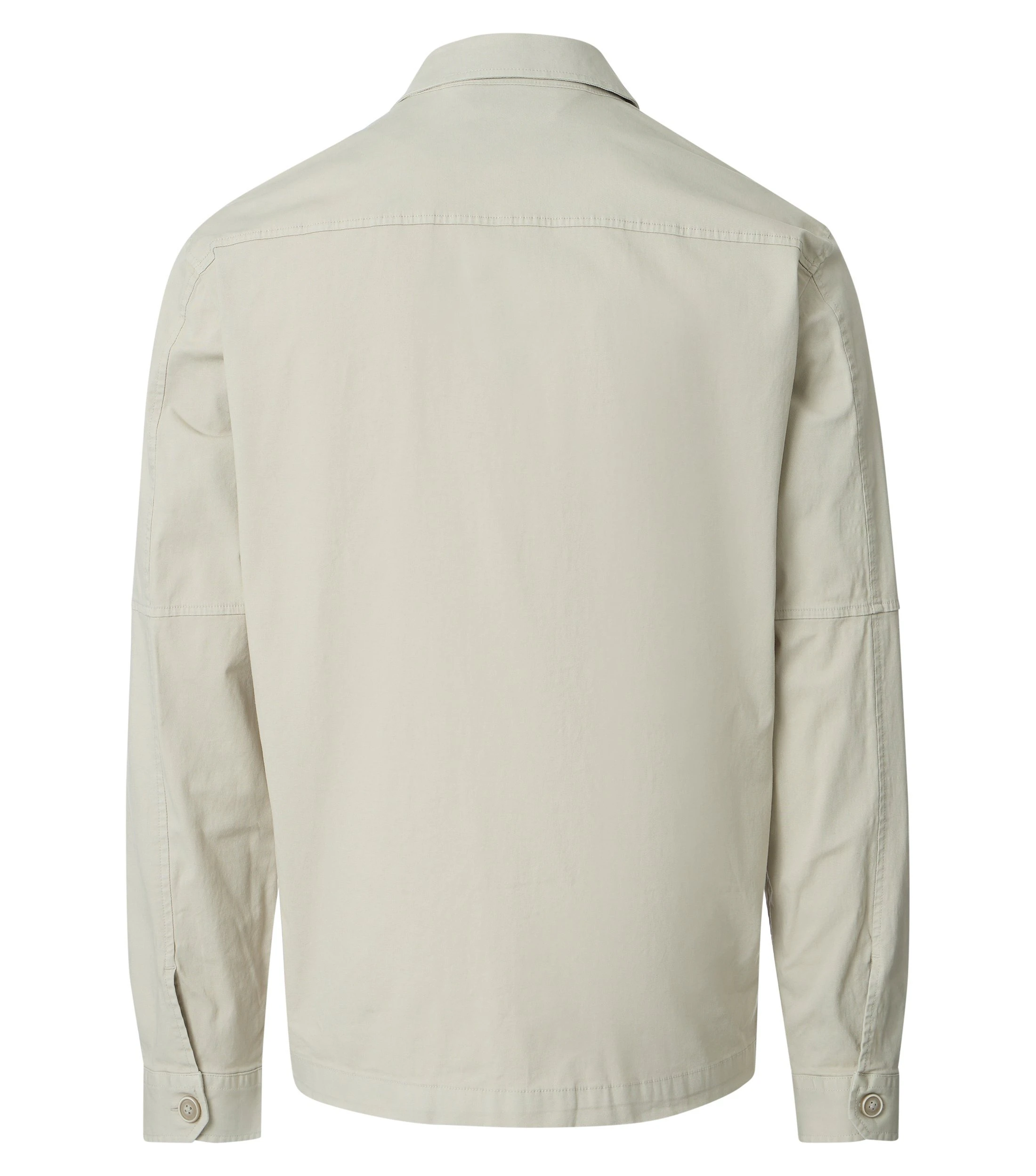 Jacke im unifarbenen Design in der Farbe Beige