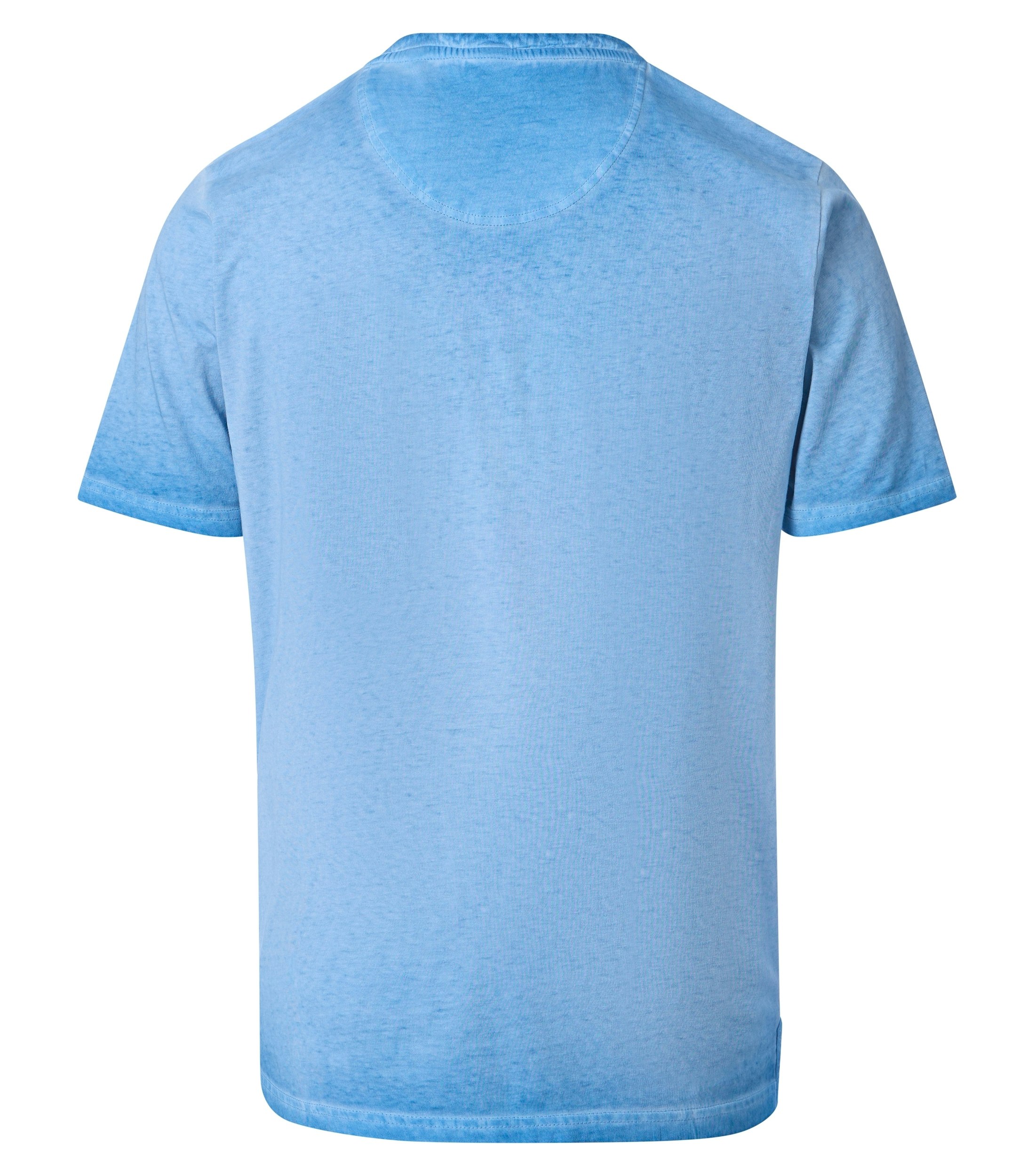 Ein T-Shirt im uni Muster in der Farbe Hellblau