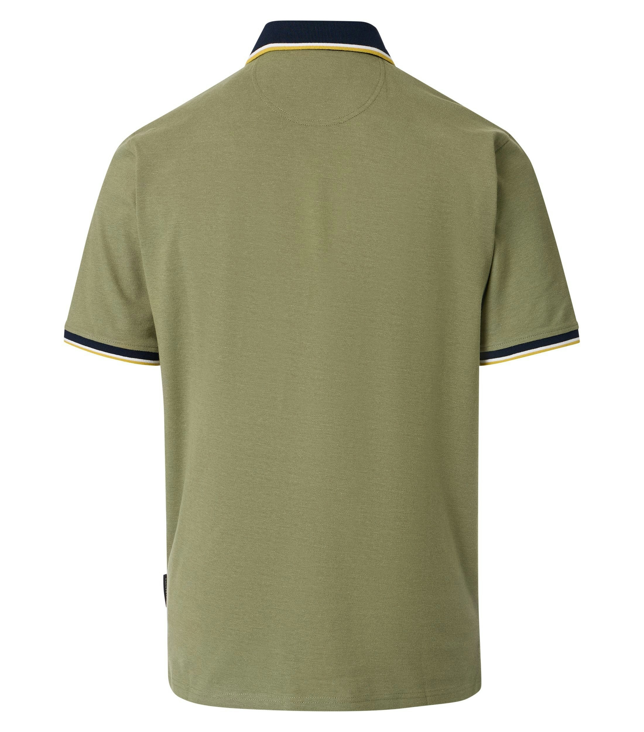 Ein Polo-Shirt im uni Muster in der Farbe Hellgrün