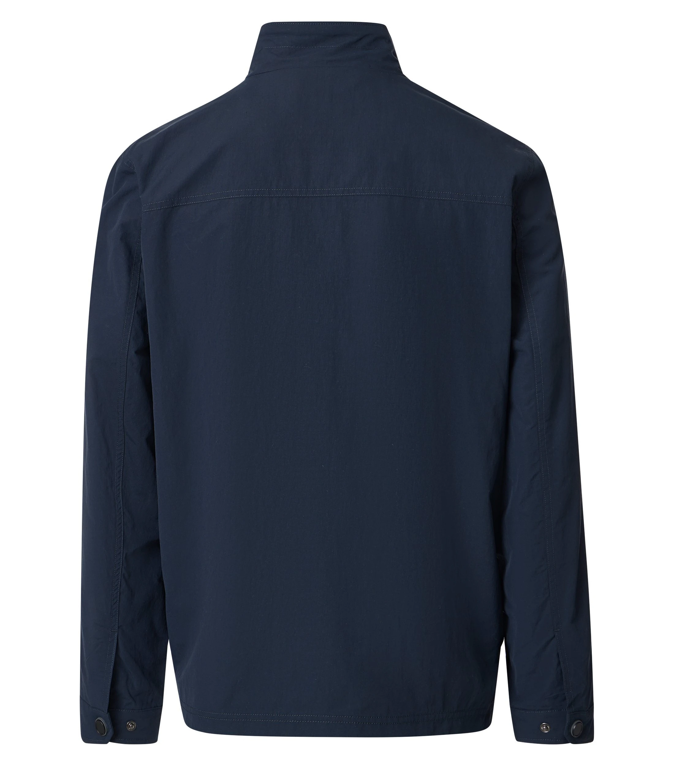 Jacke im unifarbenen Design in der Farbe Blau