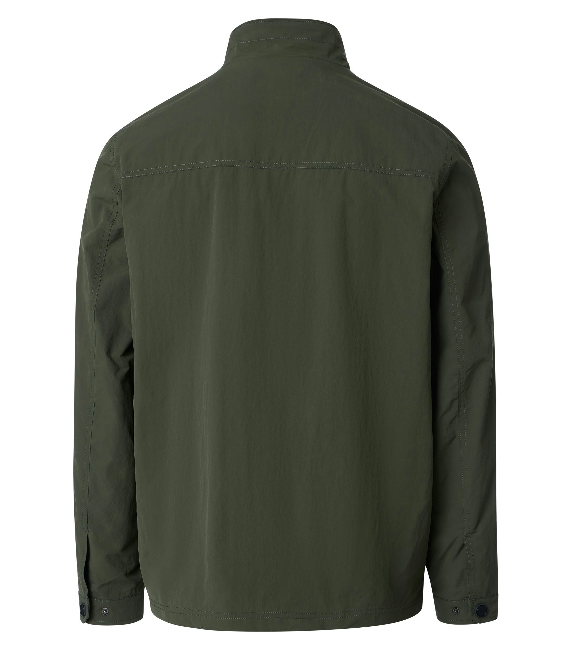 Eine Jacke im uni Muster in der Farbe Grün