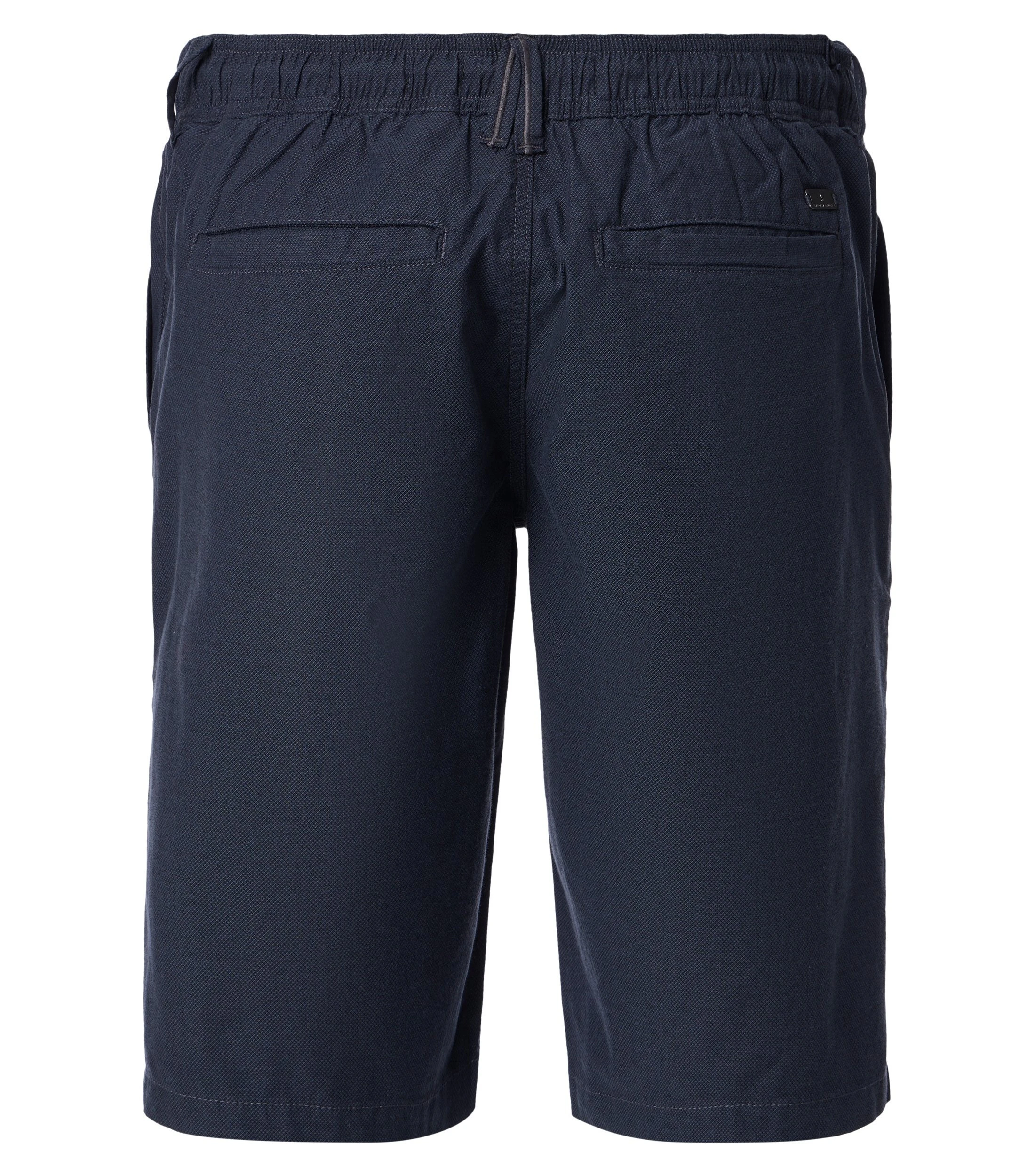 Shorts im unifarbenen Design in der Farbe Dunkelblau