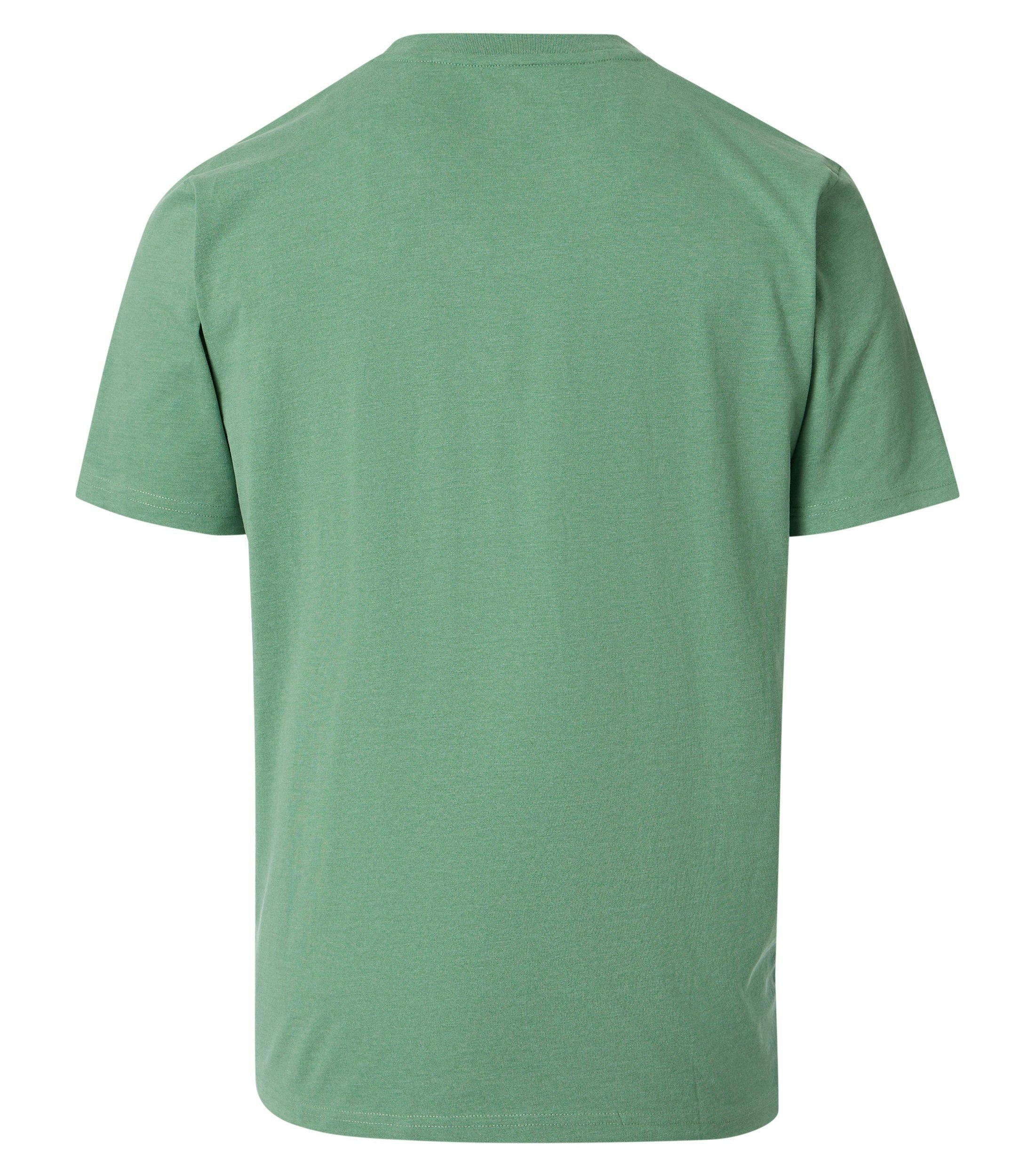 T-Shirt im unifarbenen Design in der Farbe Türkisgrün