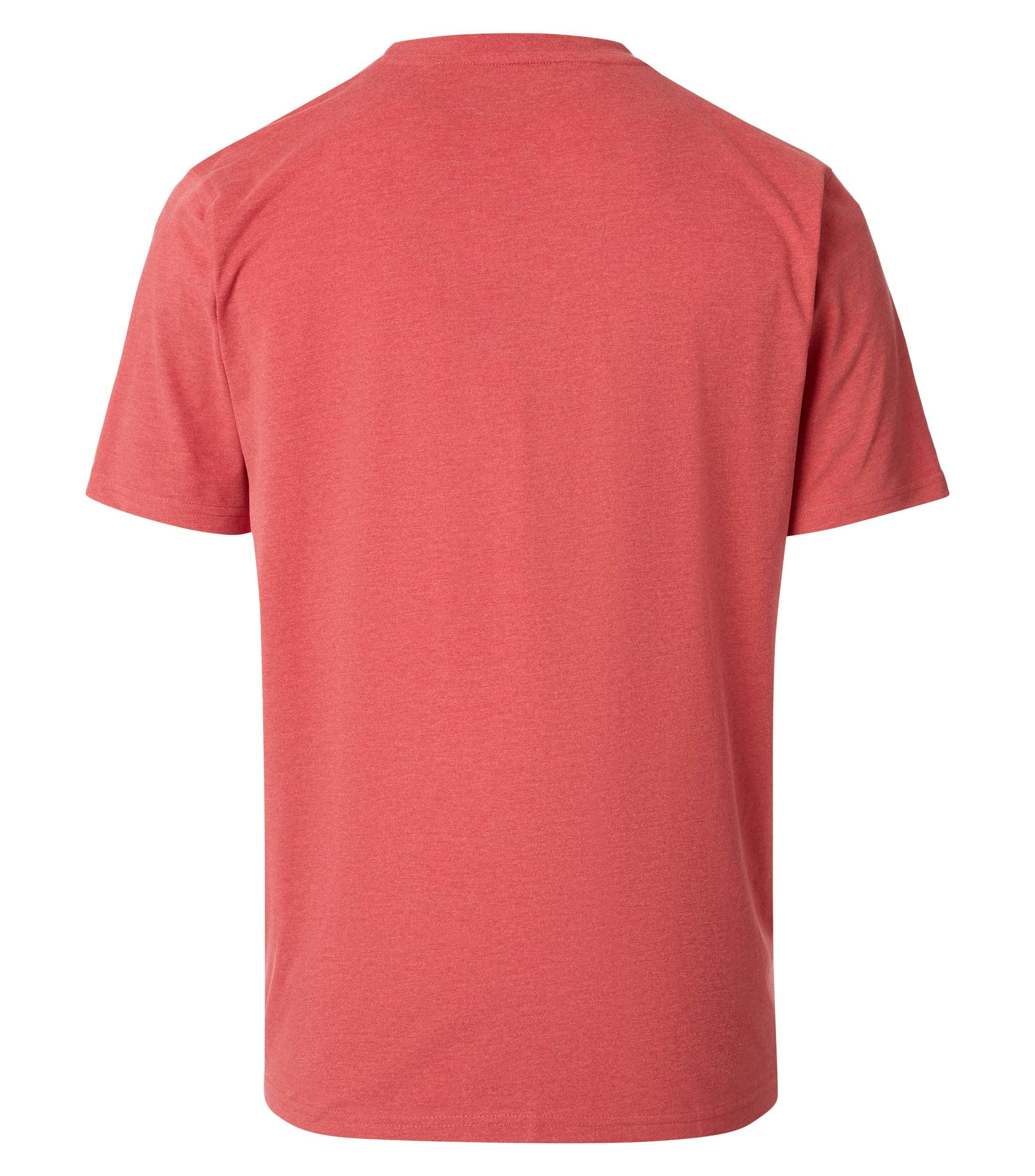T-Shirt im unifarbenen Design in der Farbe Rot