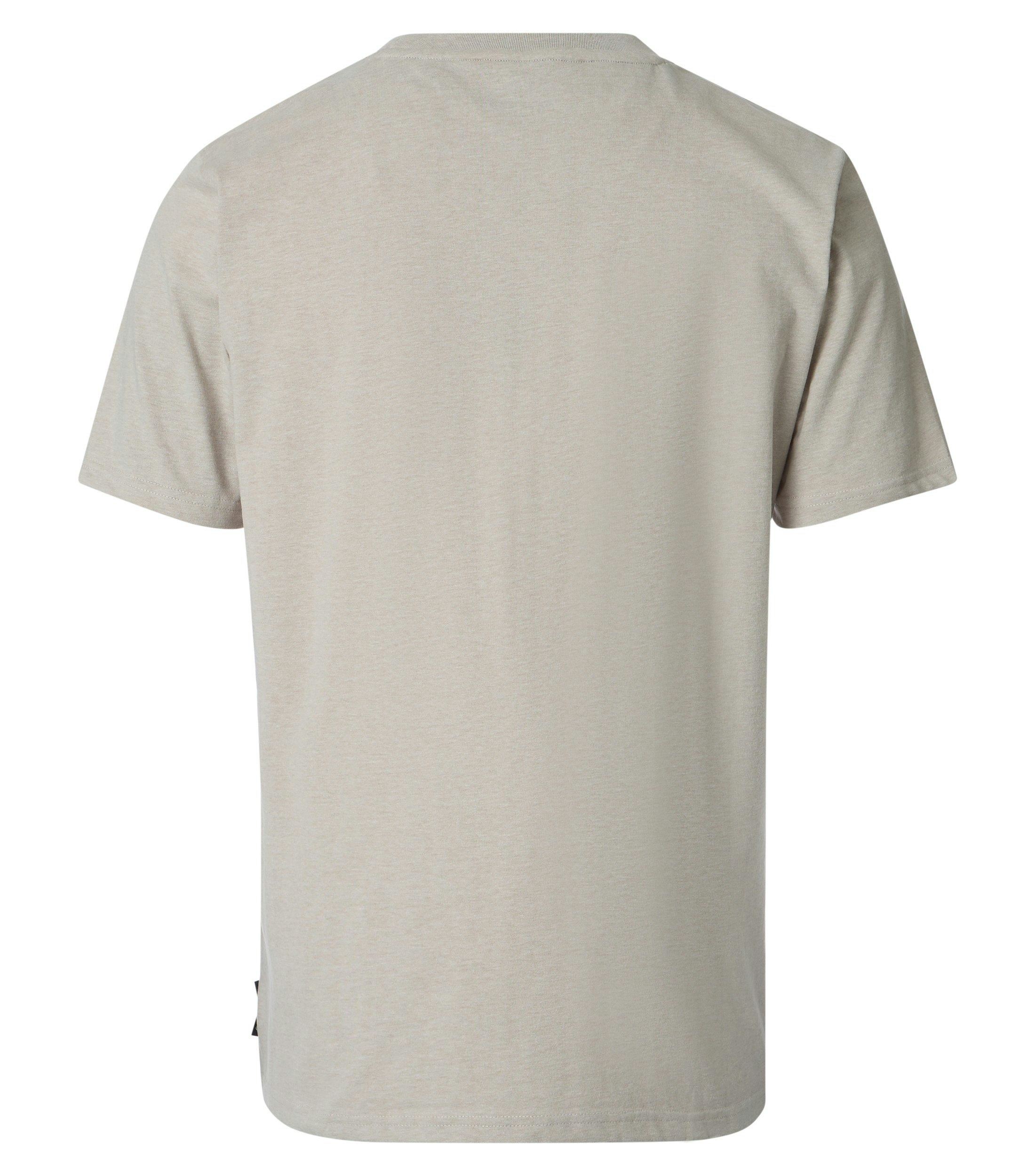T-Shirt im unifarbenen Design in der Farbe Beige