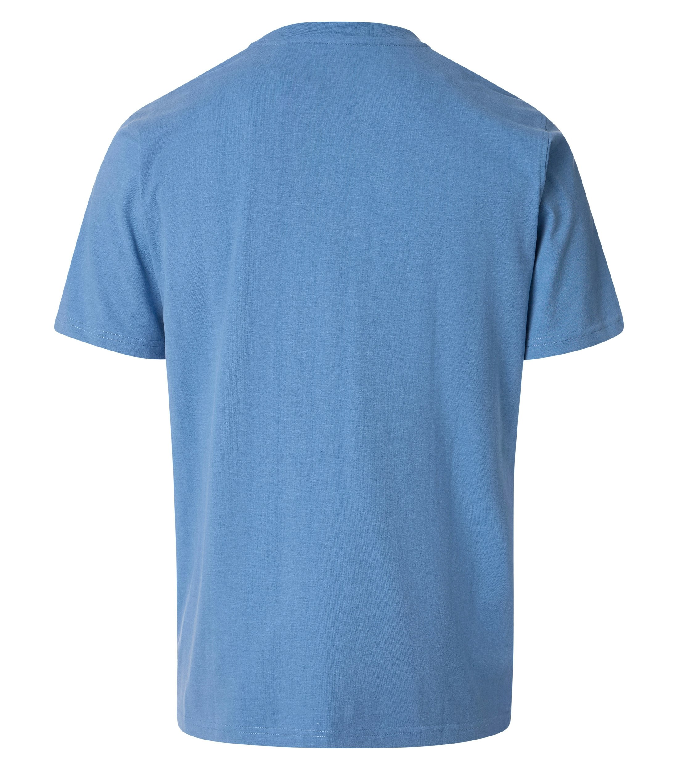 T-Shirt im unifarbenen Design in der Farbe Dunkelblau