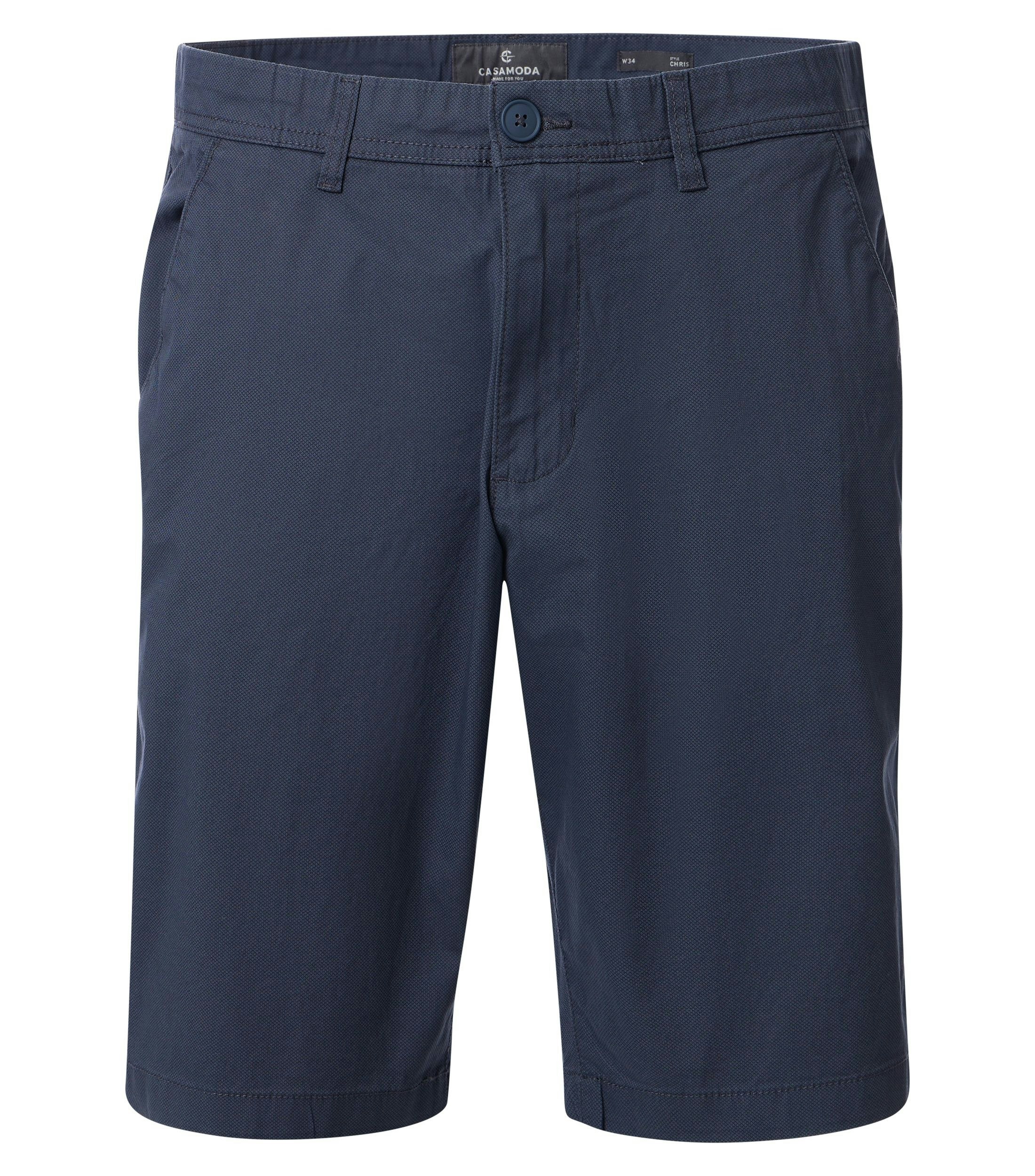 Shorts im unifarbenen Design in der Farbe Dunkelblau