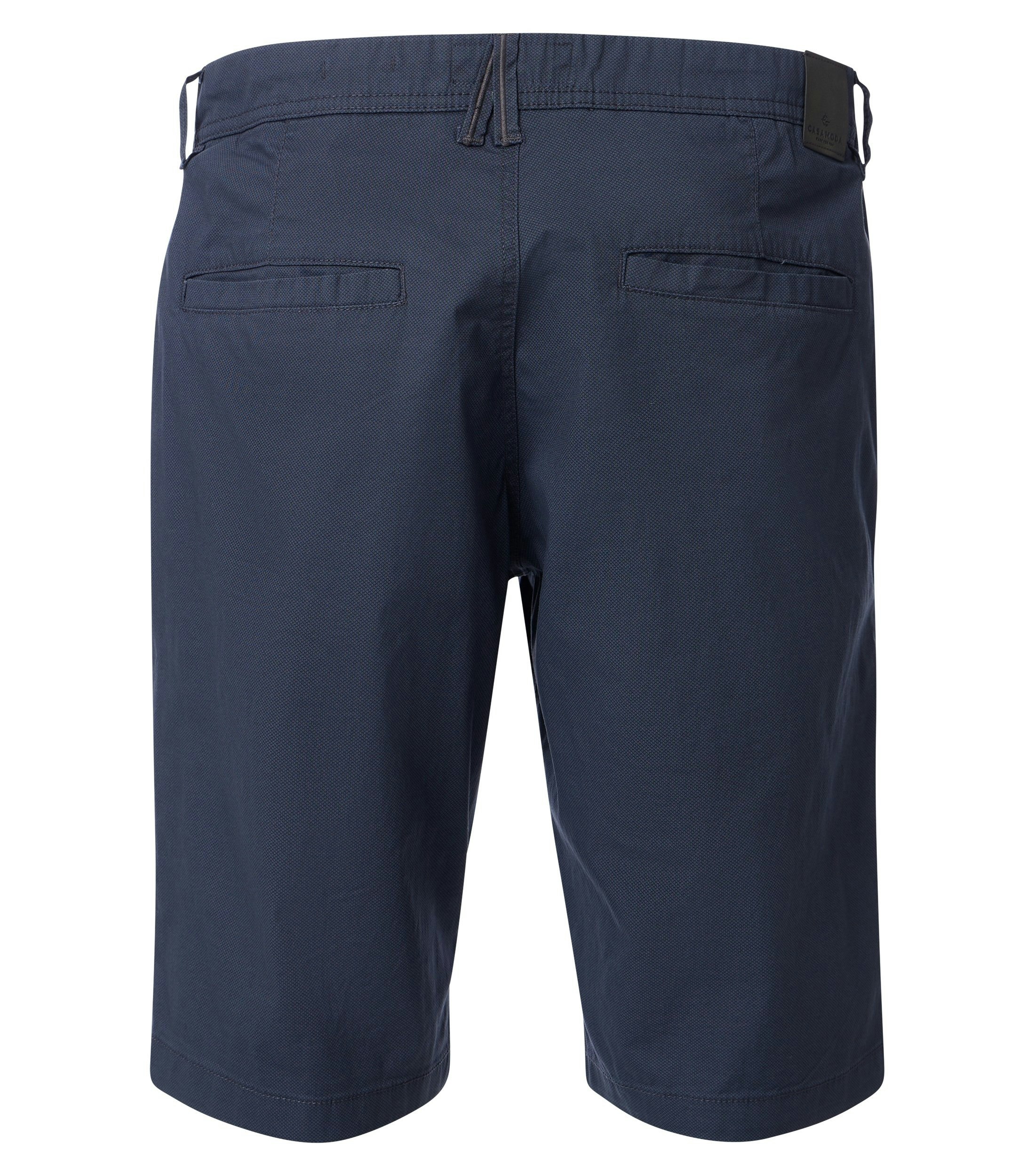 Shorts im unifarbenen Design in der Farbe Dunkelblau