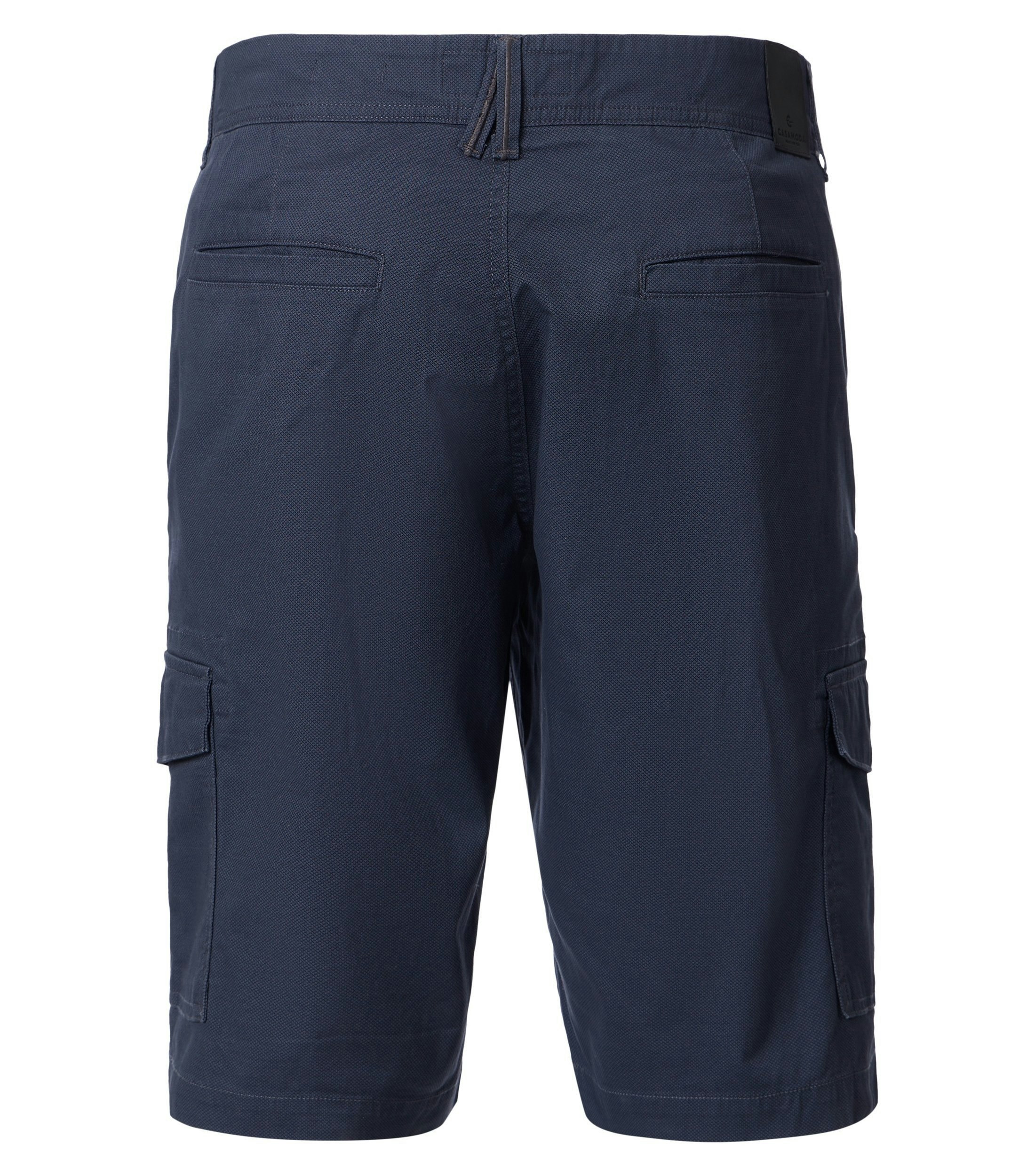 Shorts im unifarbenen Design in der Farbe Dunkelblau