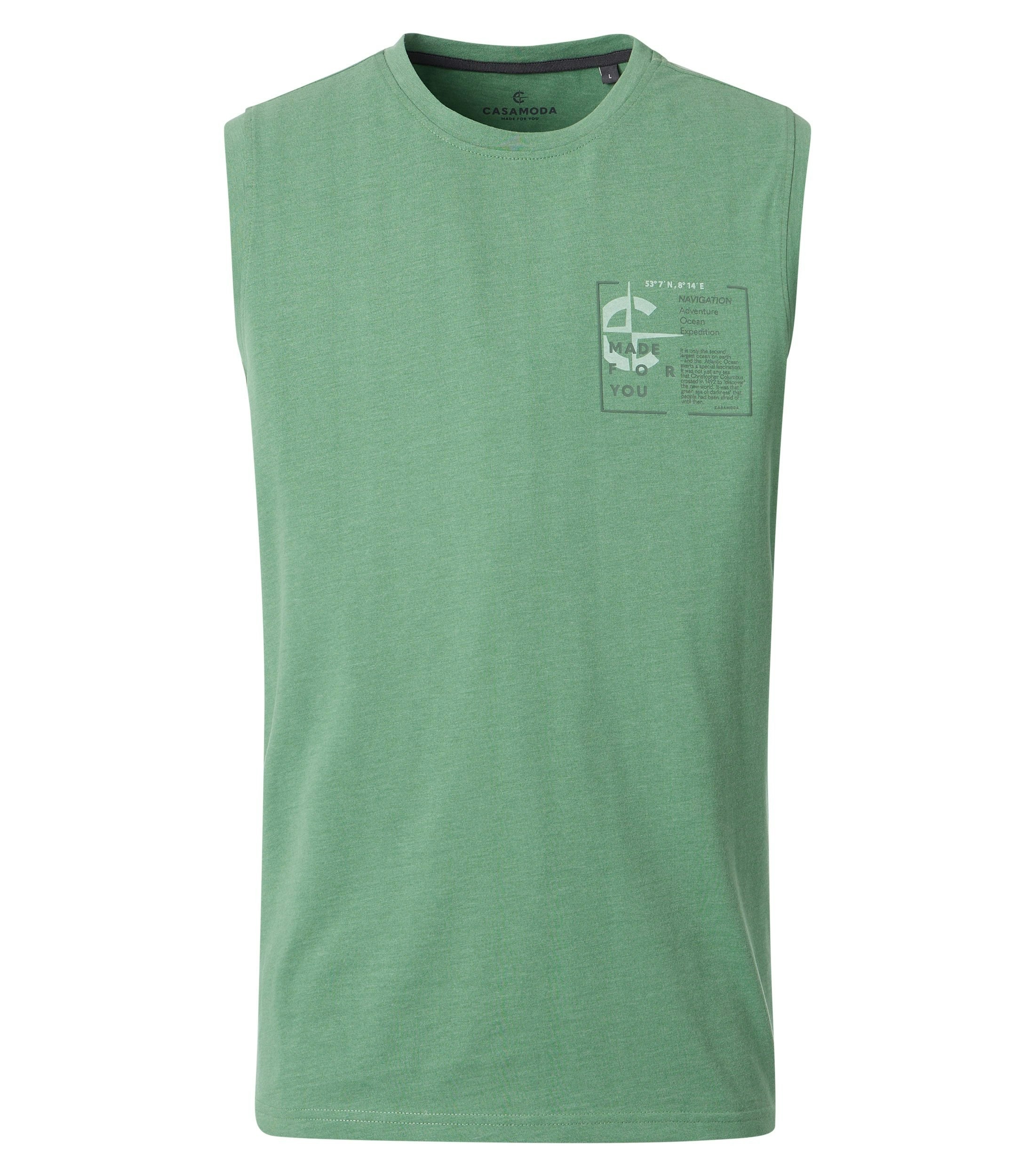 Tanktop im unifarbenen Design in der Farbe Türkisgrün