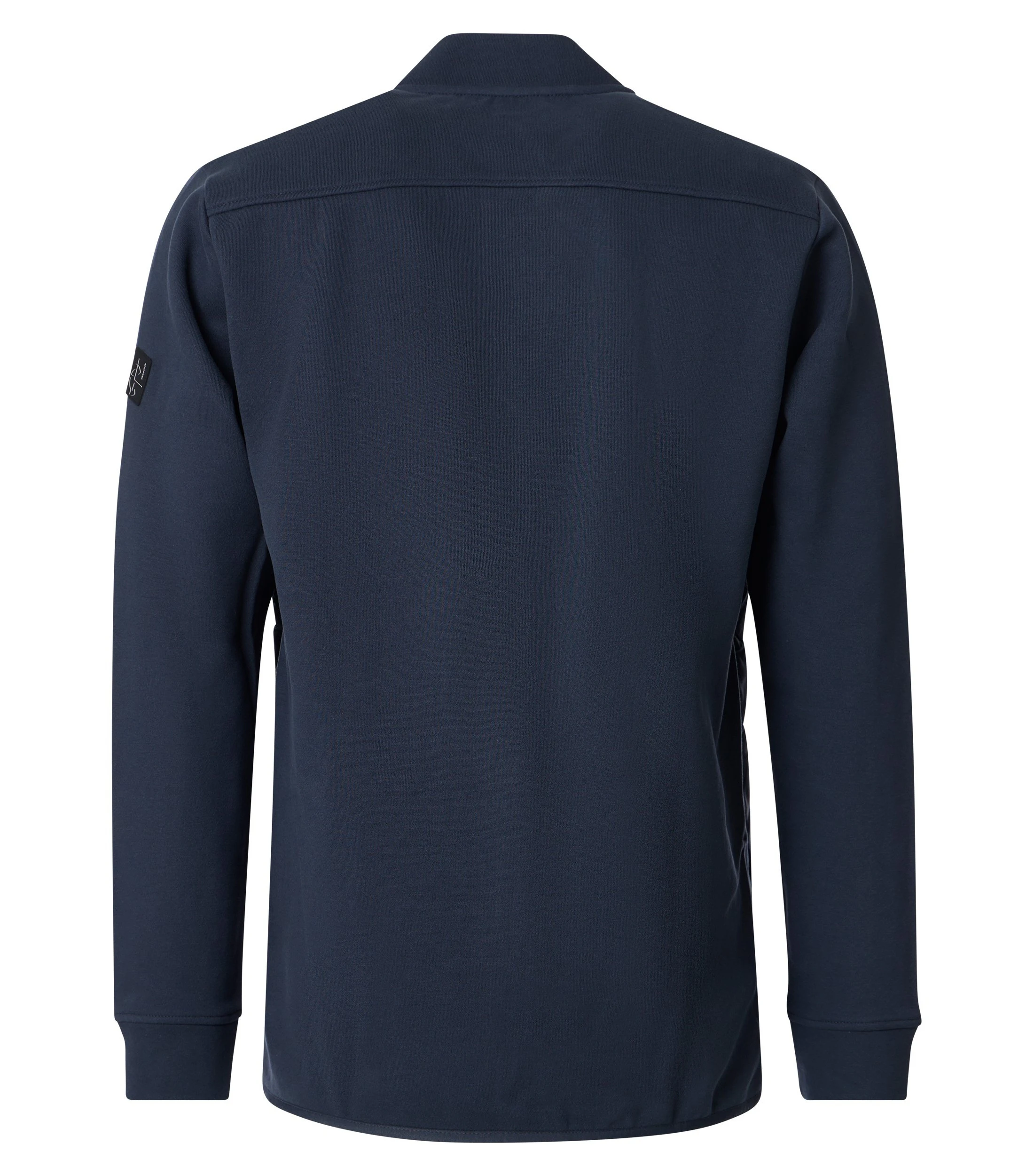 Sweatjacke im unifarbenen Design in der Farbe Dunkelblau