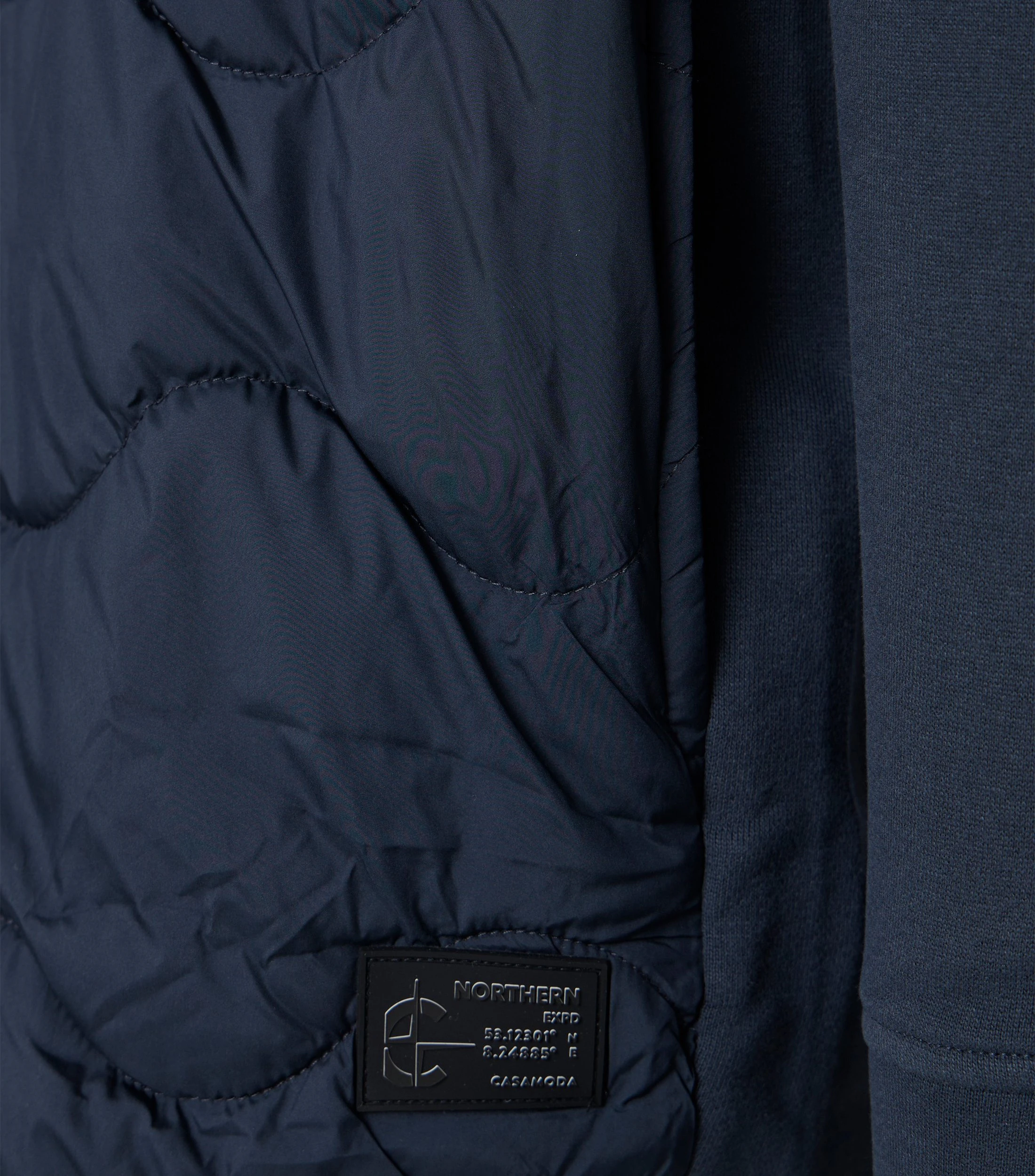 Sweatjacke im unifarbenen Design in der Farbe Dunkelblau