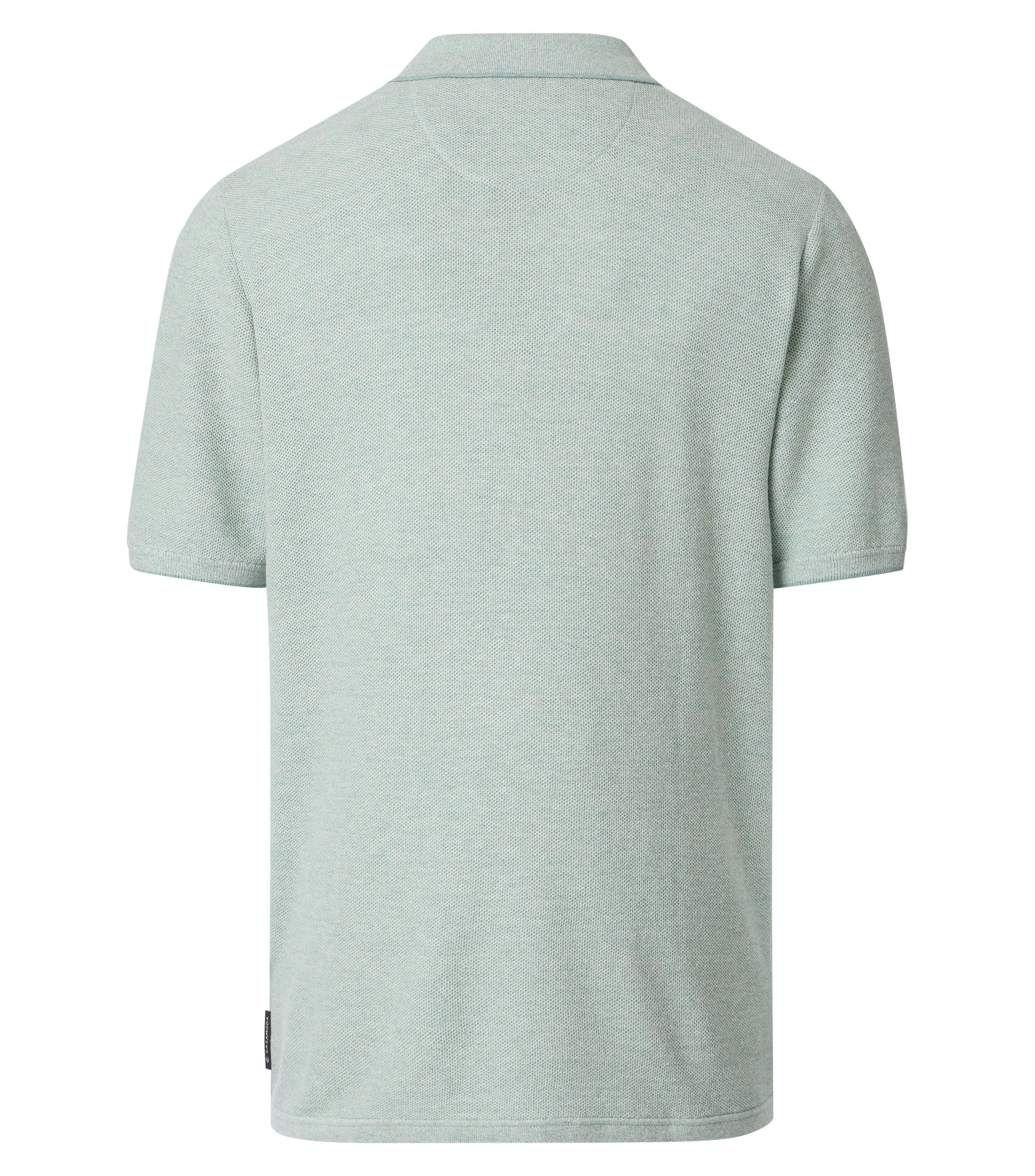Polo-Shirt im unifarbenen Design in der Farbe Hellgrün