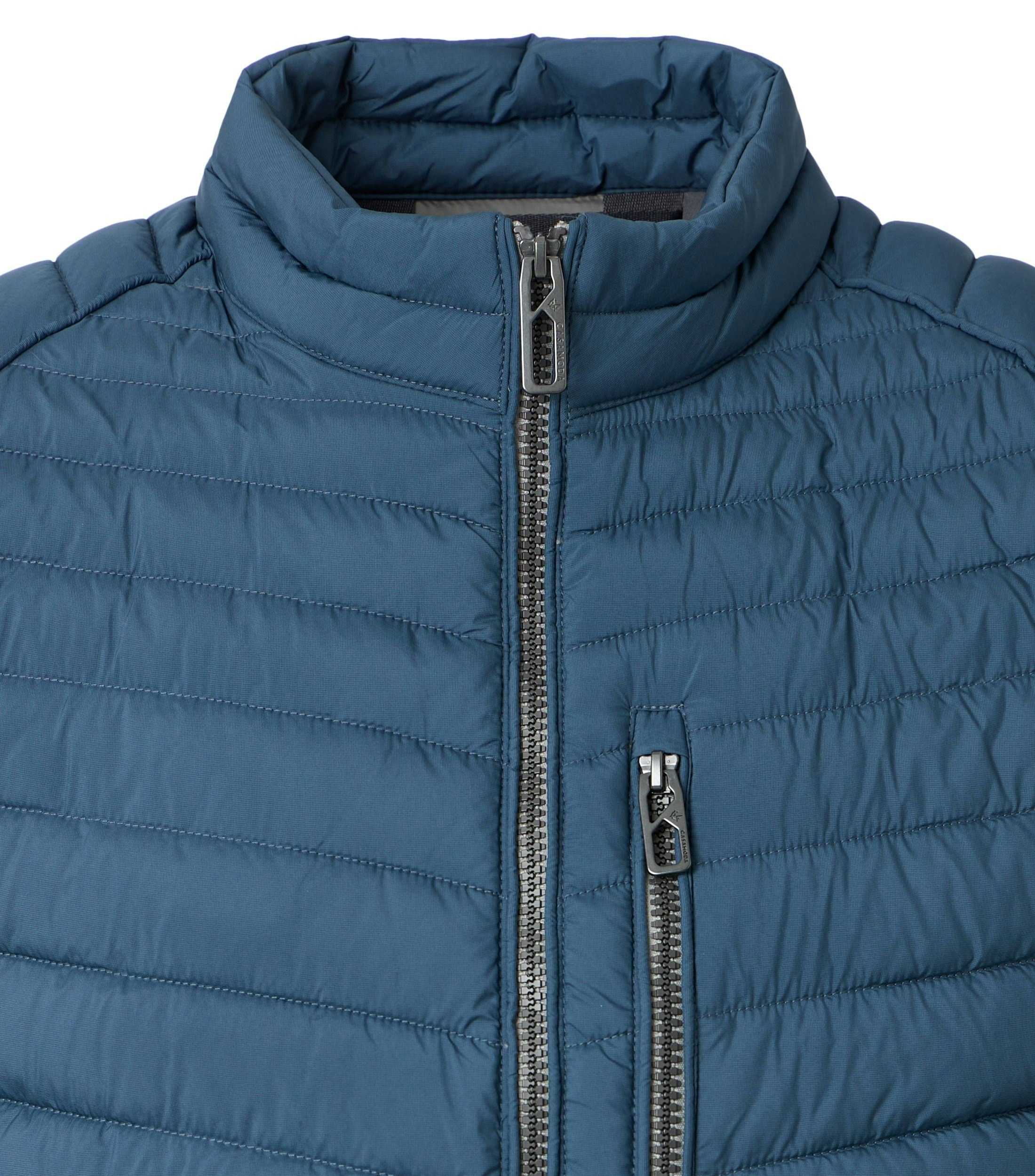 Weste im unifarbenen Design in der Farbe Blau