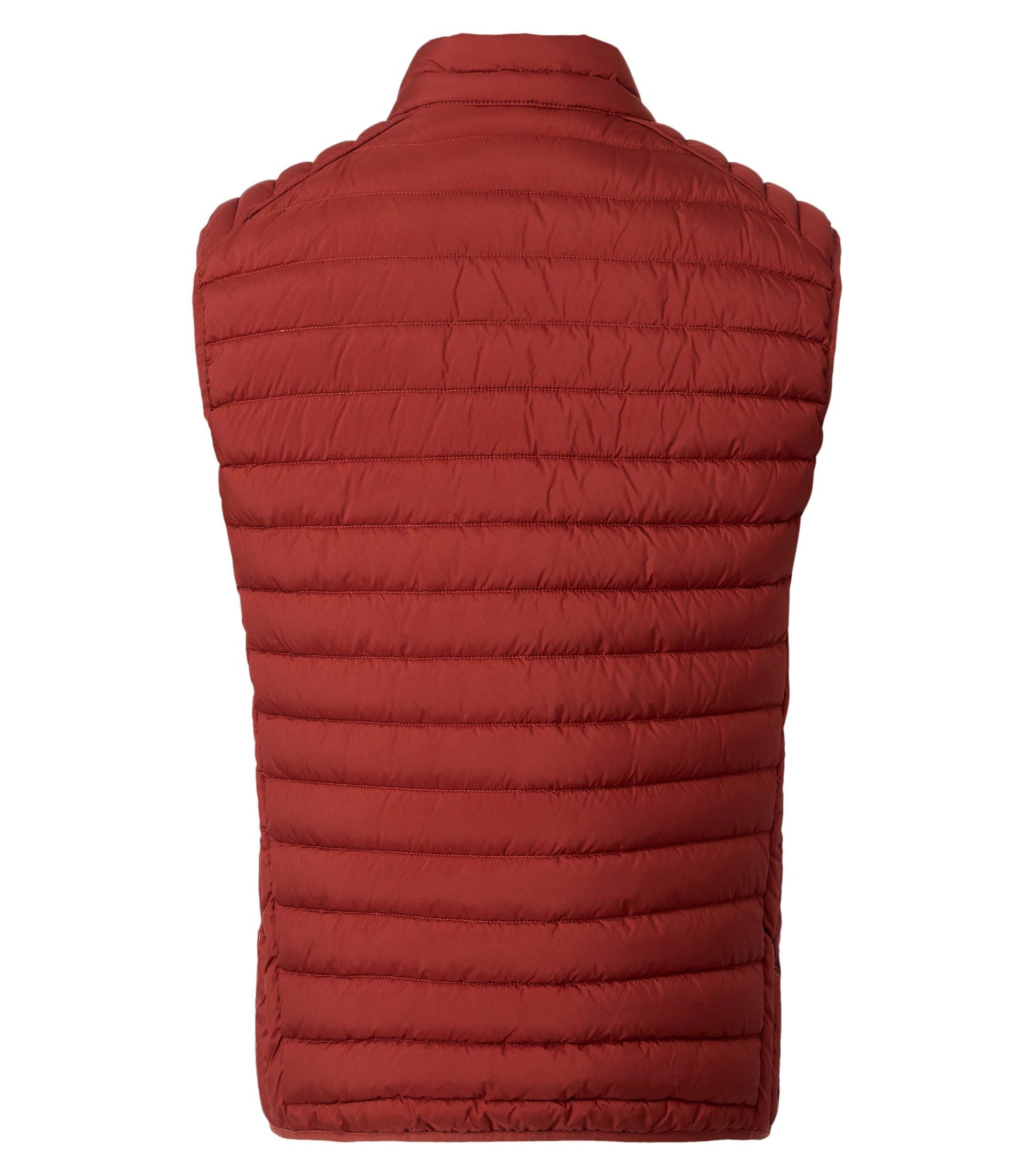 Weste im unifarbenen Design in der Farbe Rot