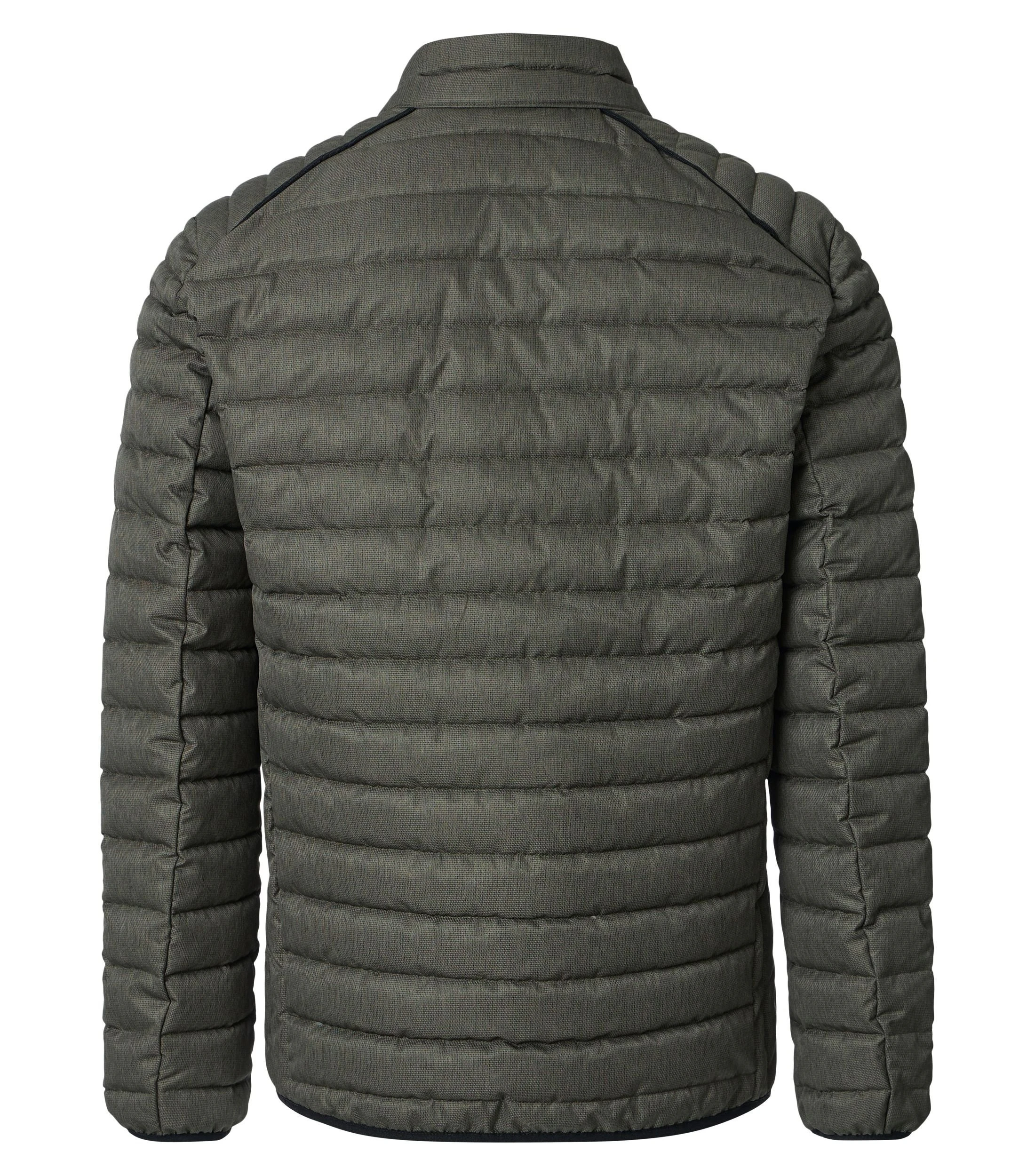 Jacke im unifarbenen Design in der Farbe Grün