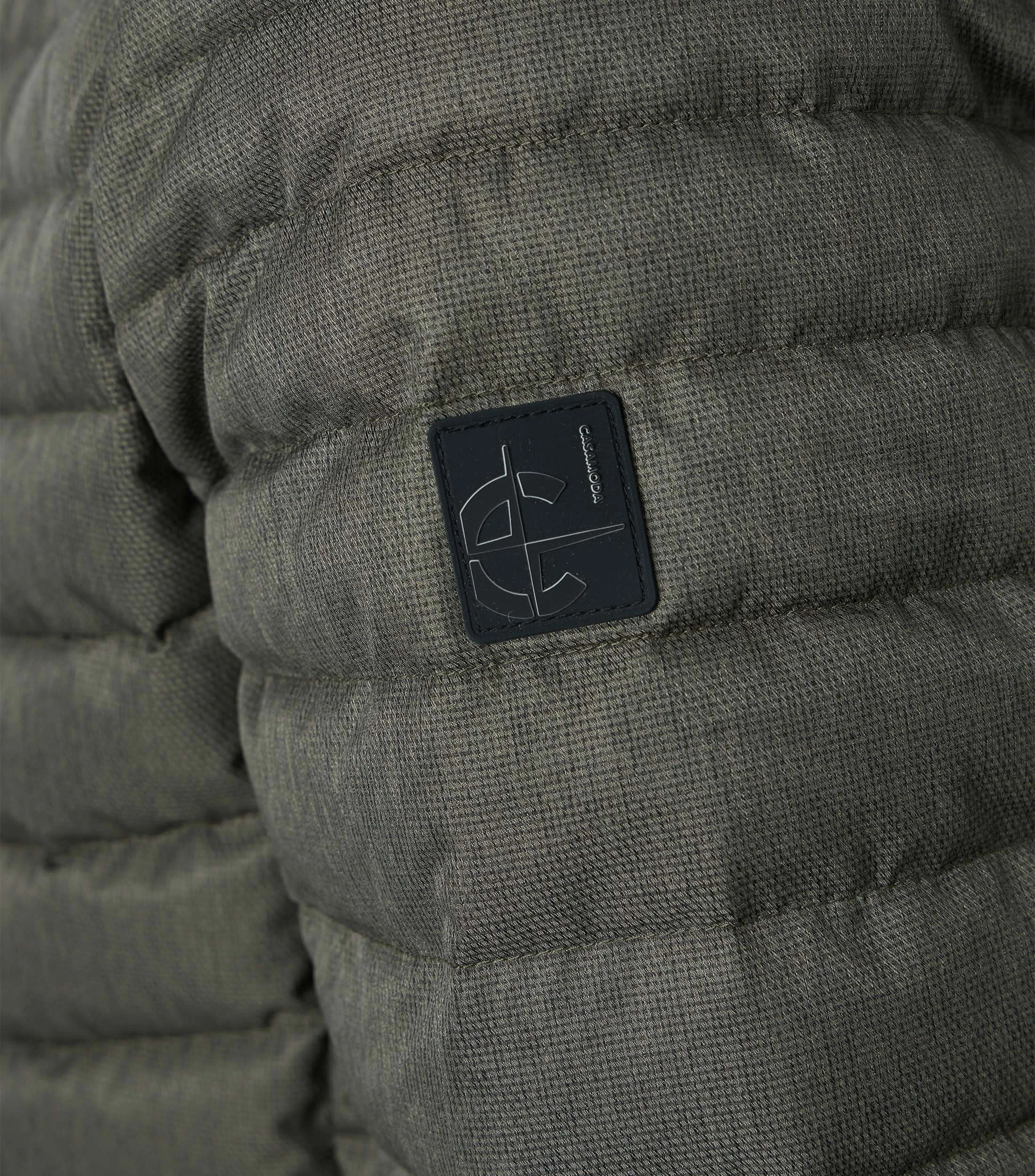 Jacke im unifarbenen Design in der Farbe Grün