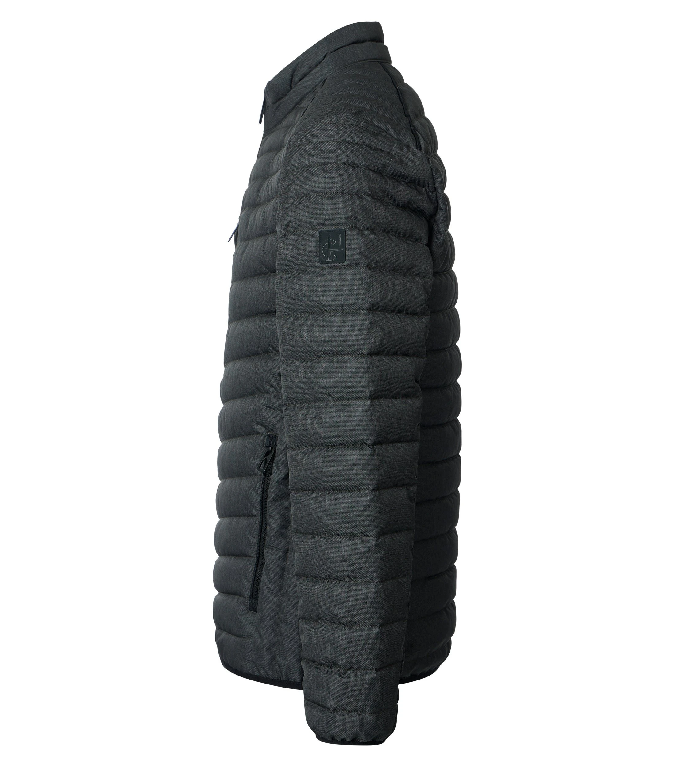 Jacke im unifarbenen Design in der Farbe Anthrazit