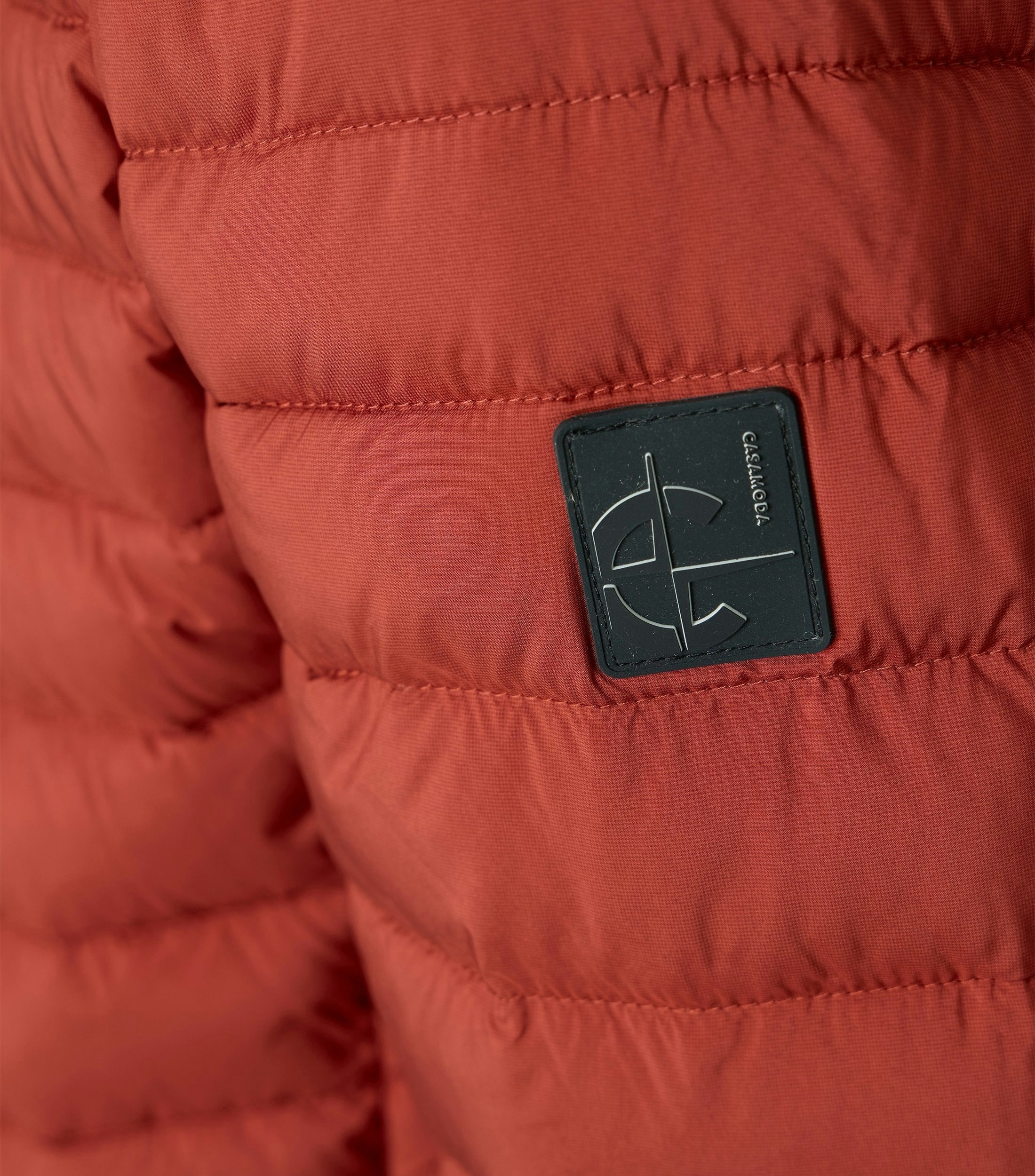 Jacke im unifarbenen Design in der Farbe Rot