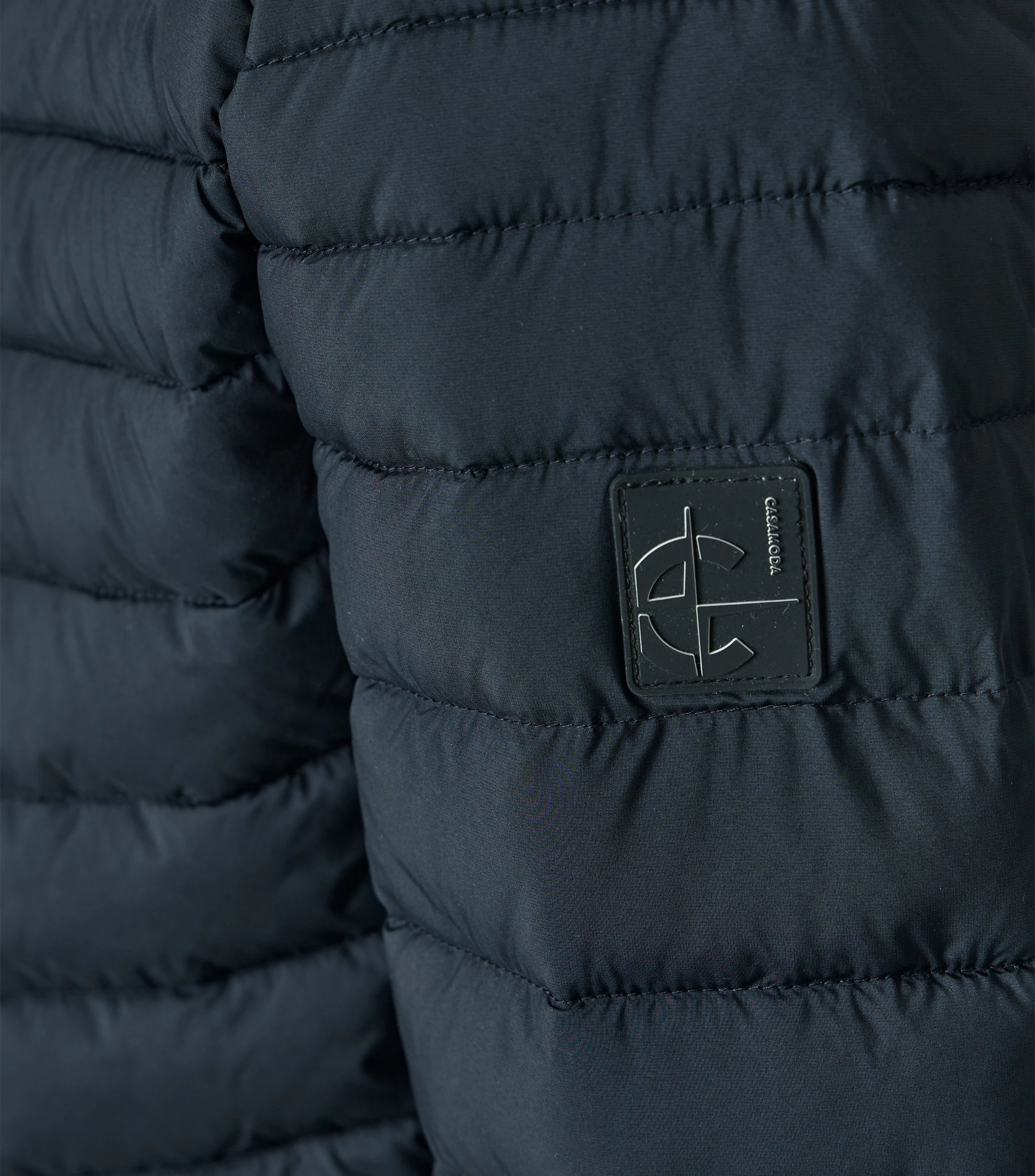 Jacke im unifarbenen Design in der Farbe Dunkelblau