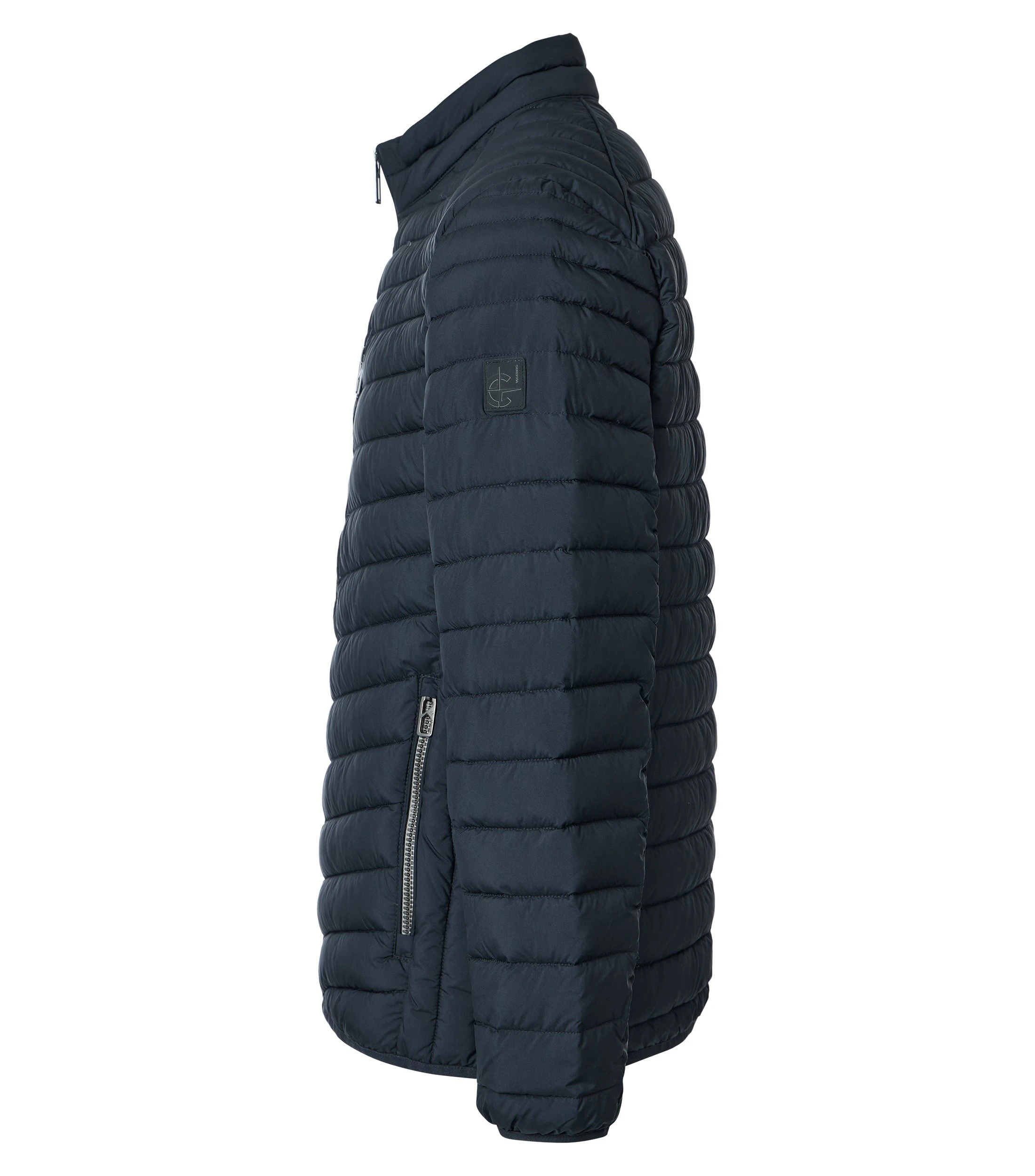 Jacke im unifarbenen Design in der Farbe Dunkelblau