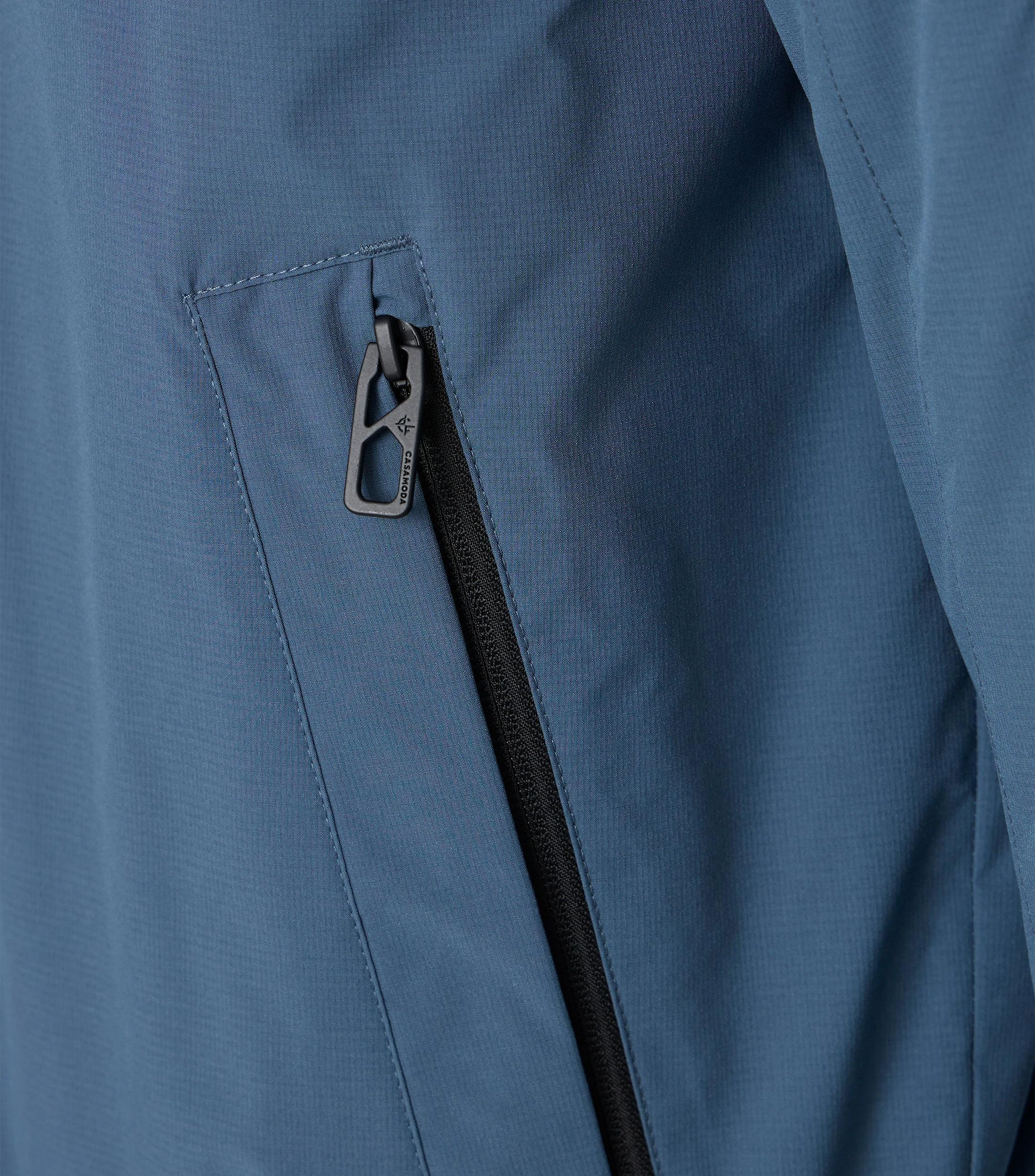Jacke im unifarbenen Design in der Farbe Blau
